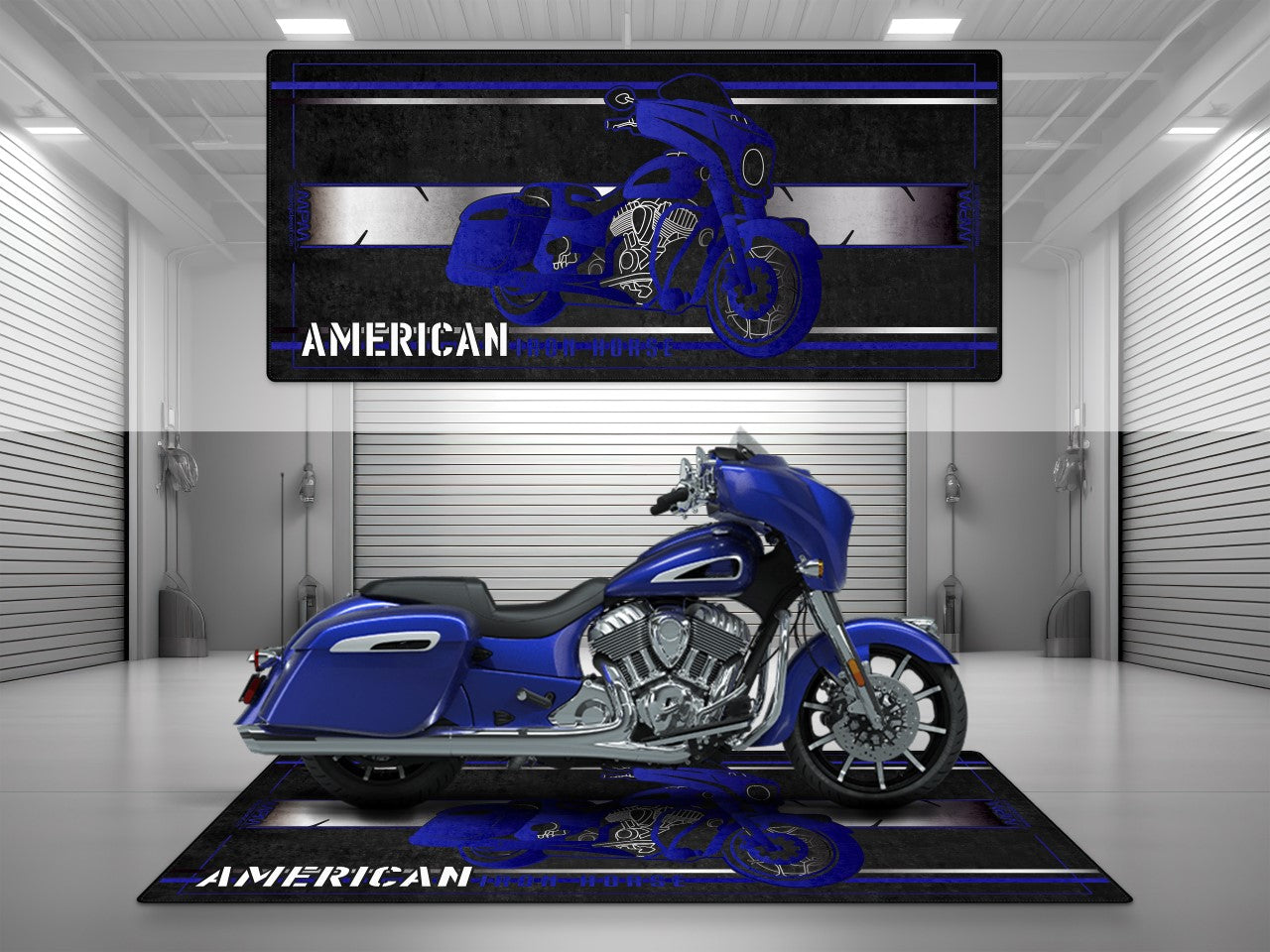 MPM Motorcycle Mat for Indian Chieftain - U302