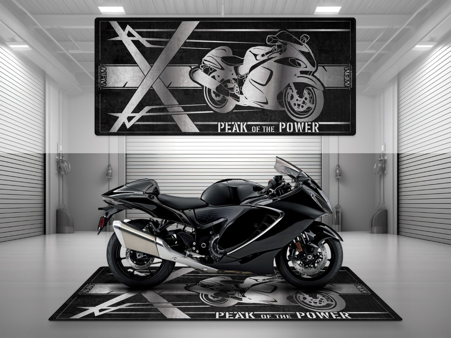 MPM Motorcycle Mat for Suzuki Hayabusa - U101
