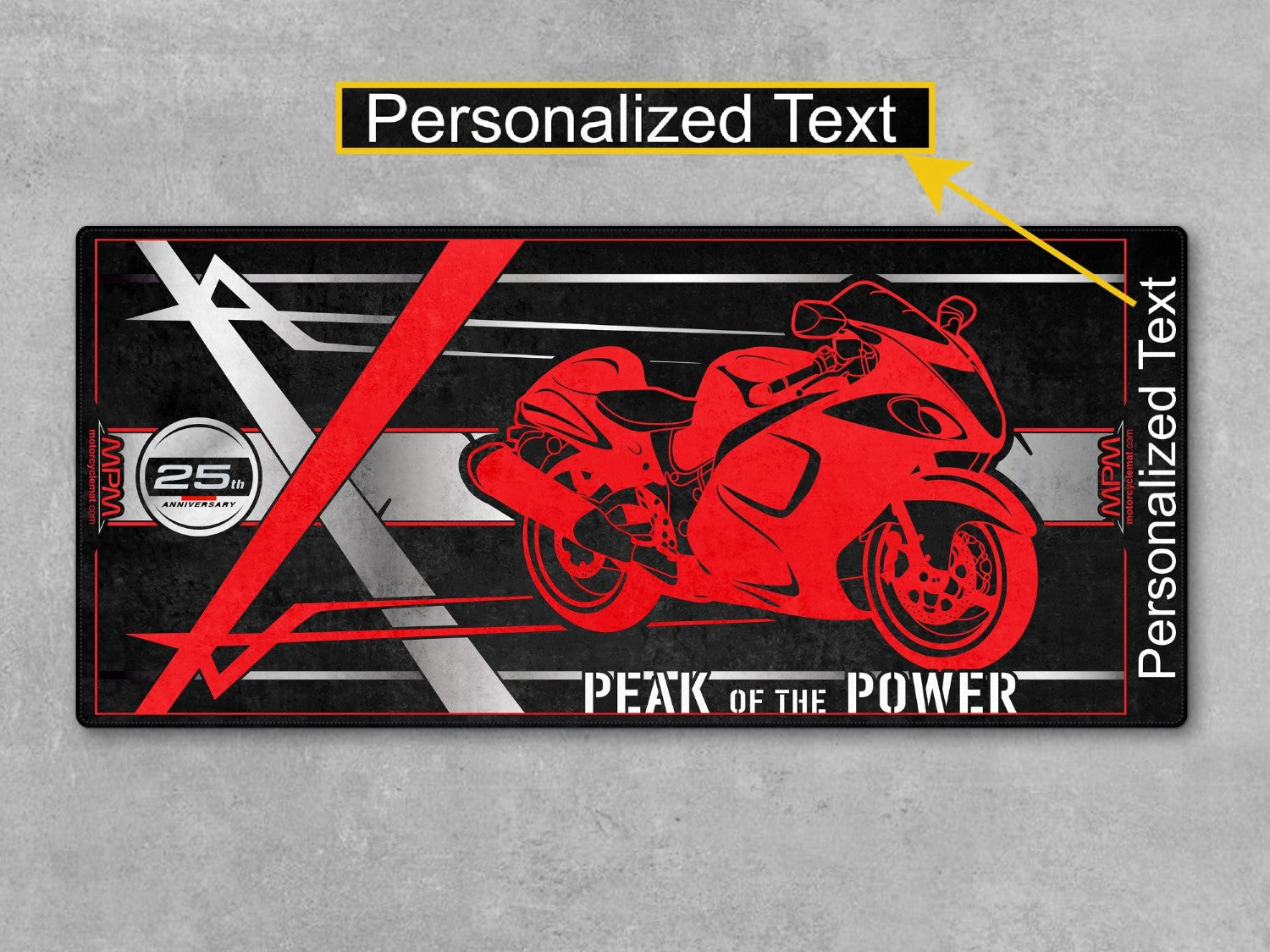 MPM Motorcycle Mat for Suzuki Hayabusa - U101