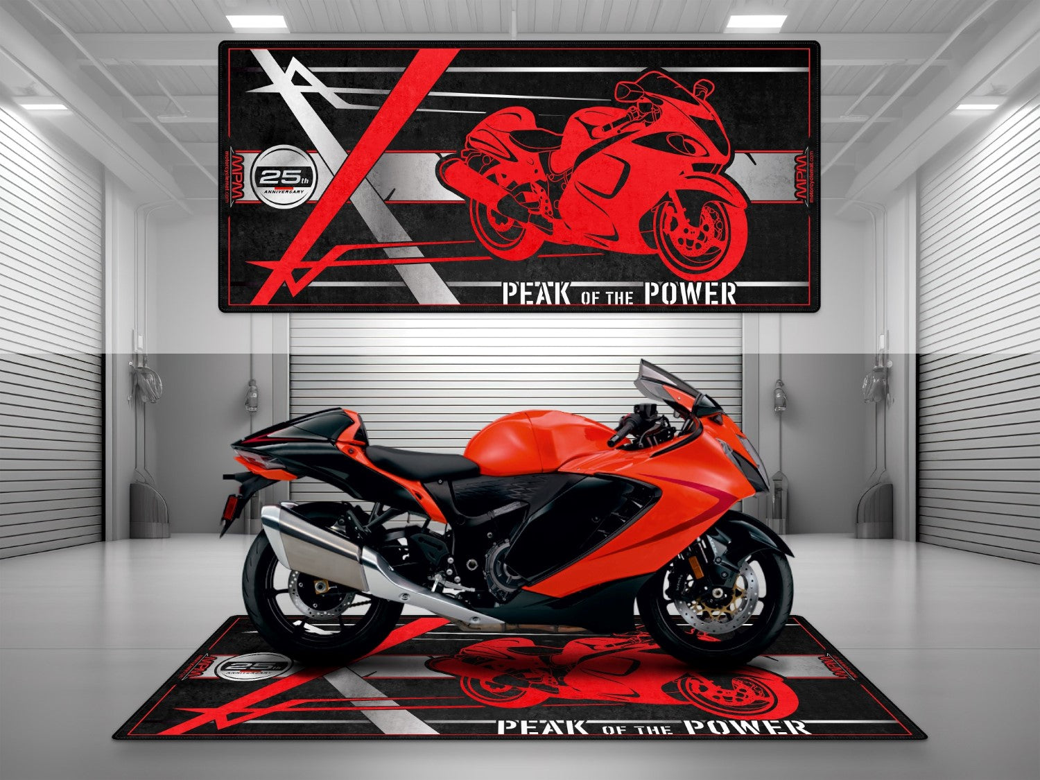 MPM Motorcycle Mat for Suzuki Hayabusa - U101