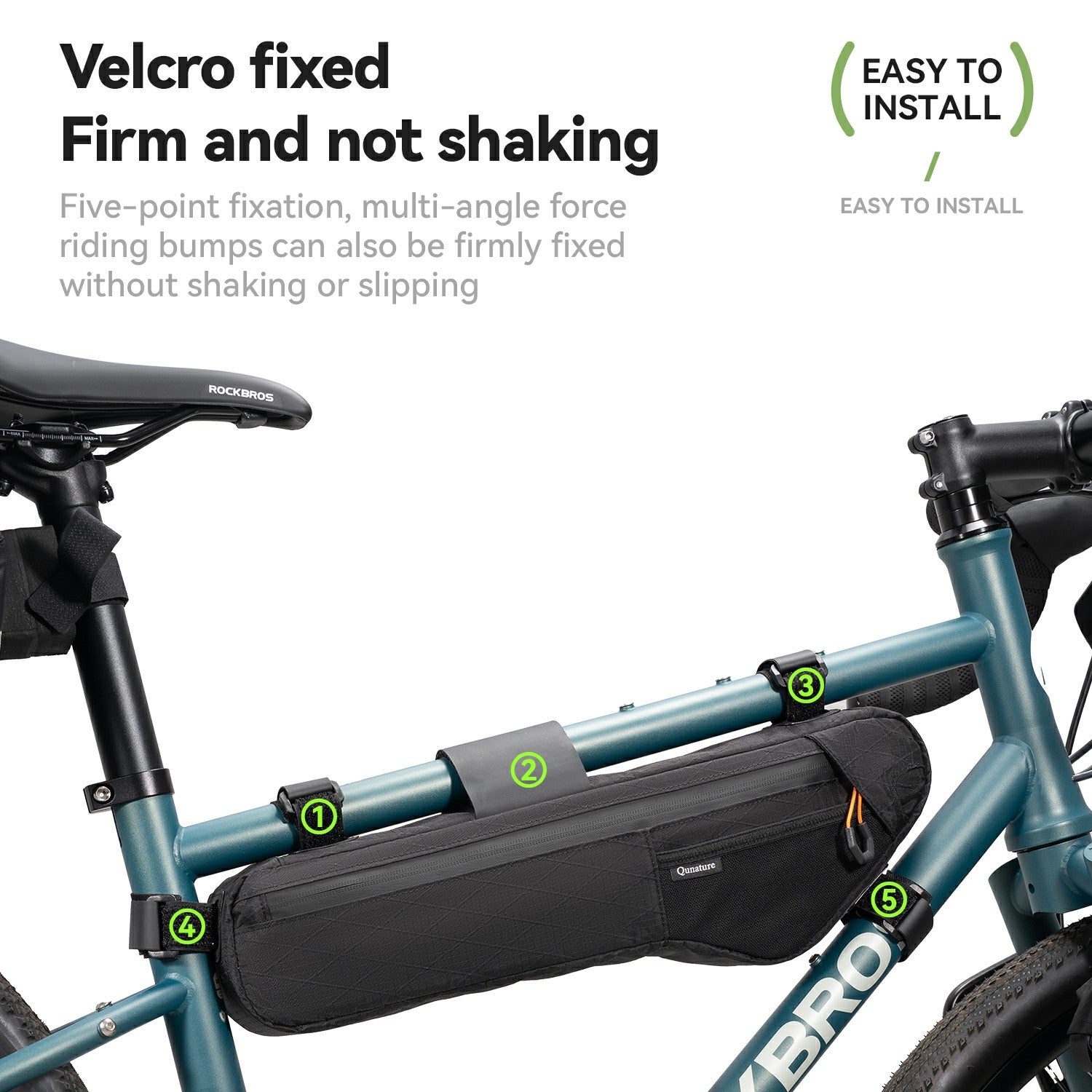 Qunature Bikepacking Bicycle Frame Bag