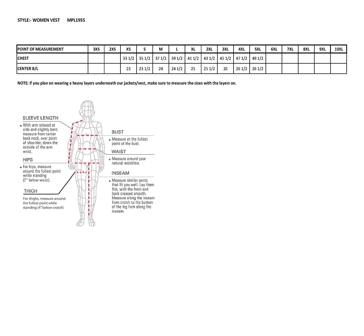 MPL1955 Ladies 'Winged Embroidery' Black and Purple Textile Vest