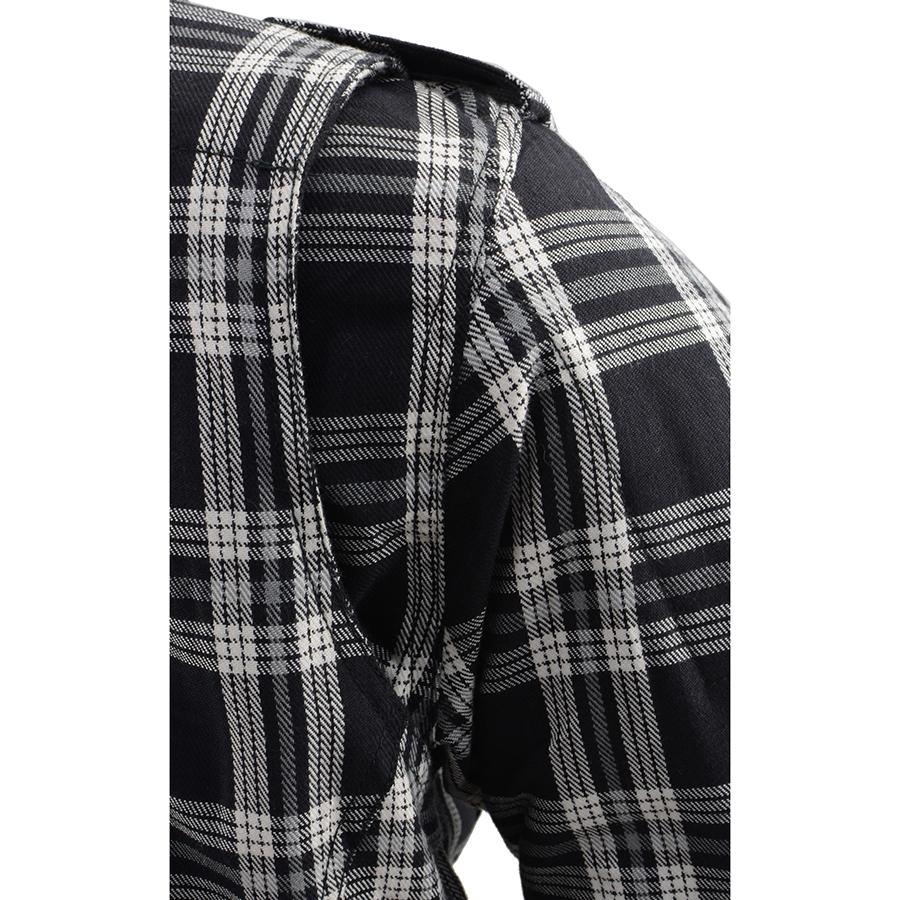 MPL2600 Women’s Plaid Flannel Biker Shirt w/ CE Approved Armor - Reinforced w/ Aramid Fiber