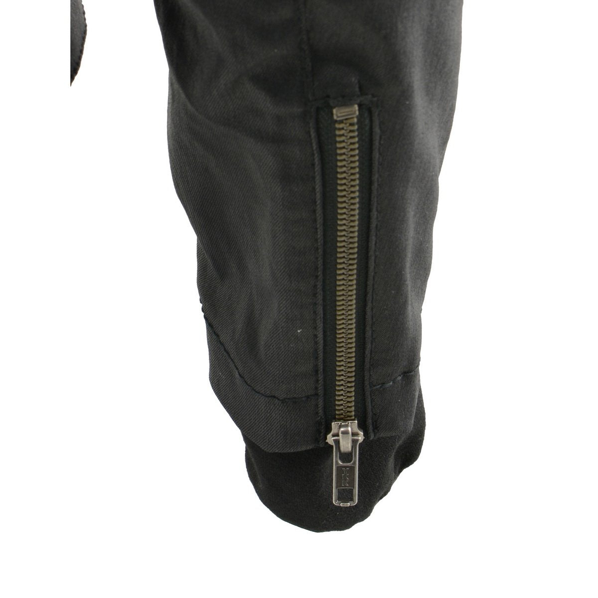 MPL2745 Women's Black Zipper Front Jacket with Full Sleeve Removable Hoodie