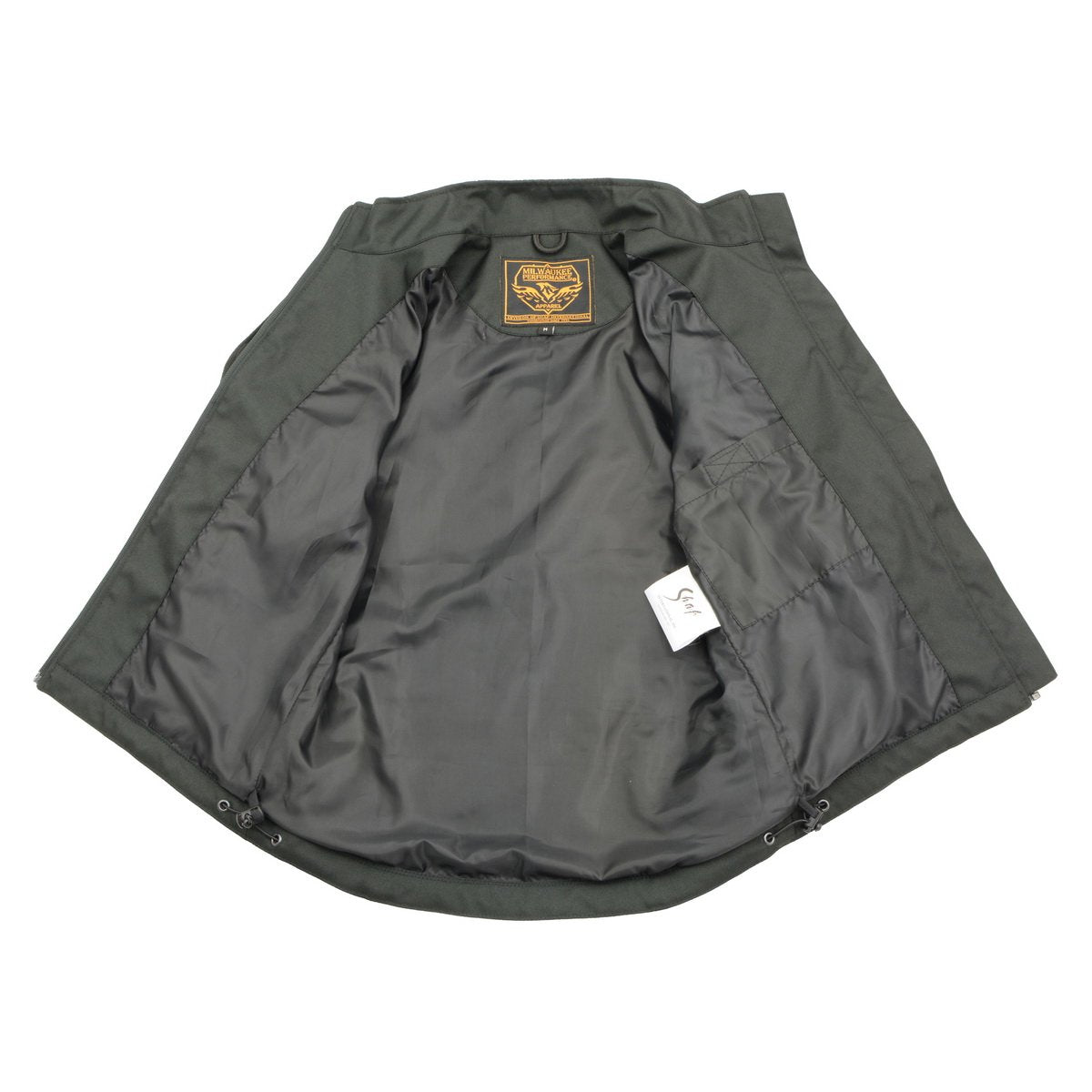 MPL2780 Women's Black Textile and Fleece Combo Jacket