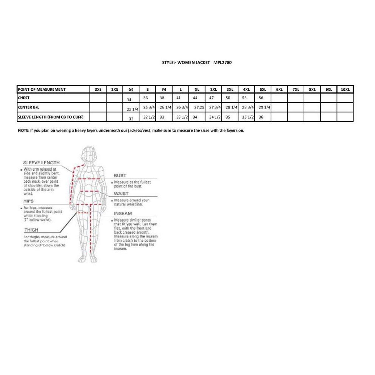 MPL2780 Women's Black Textile and Fleece Combo Jacket