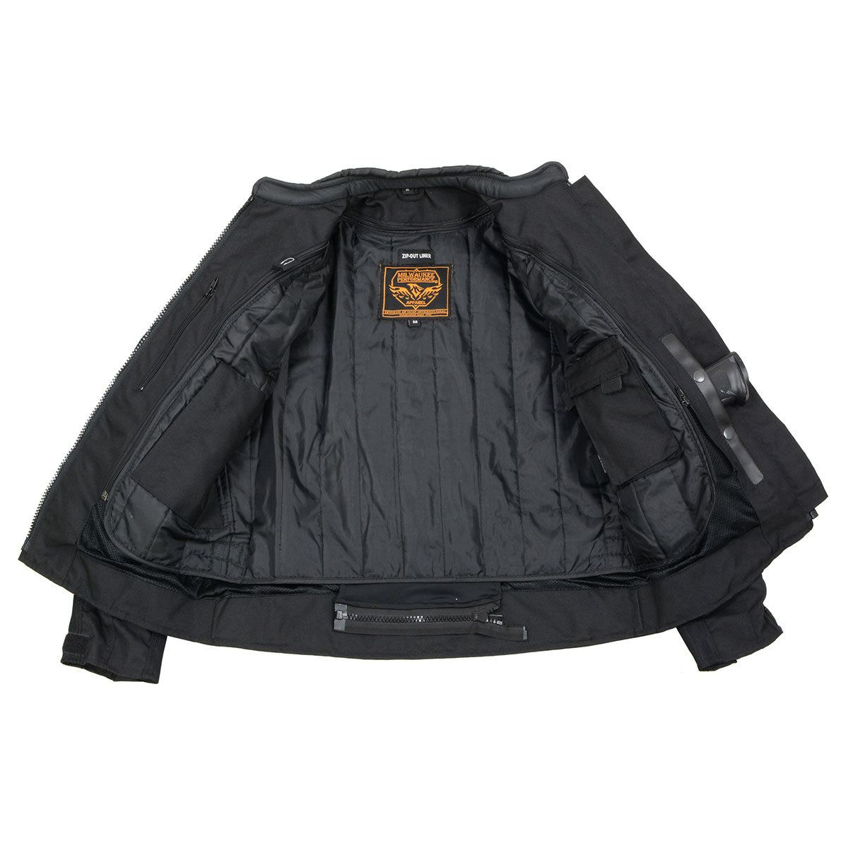 MPL2794 Black and Pink Mesh/Textile Armored Motorcycle Racer Jacket for Women - All Season Jackets