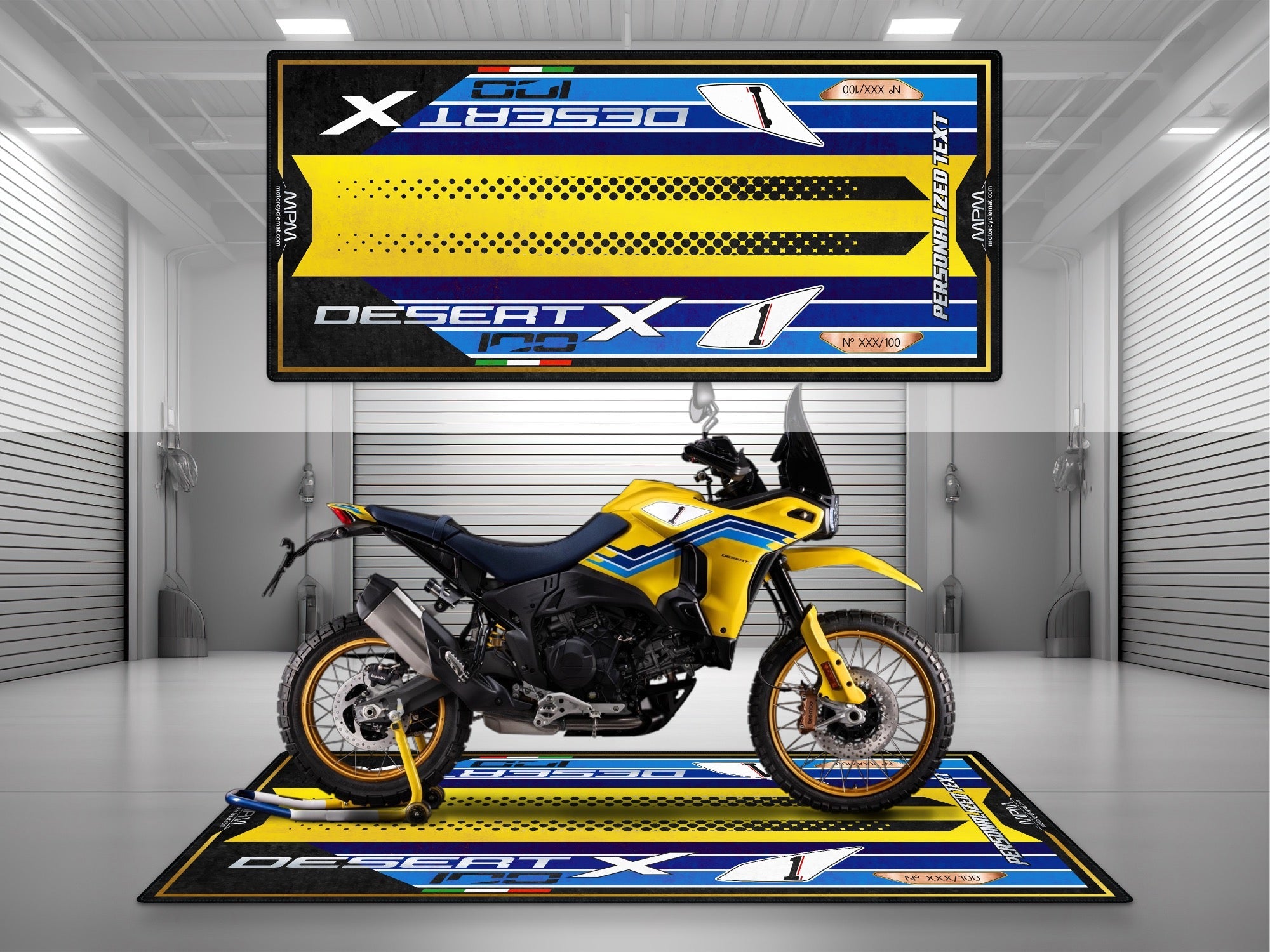 MPM Motorcycle Mat for Ducati DesertX Collezione 100 - MM4280