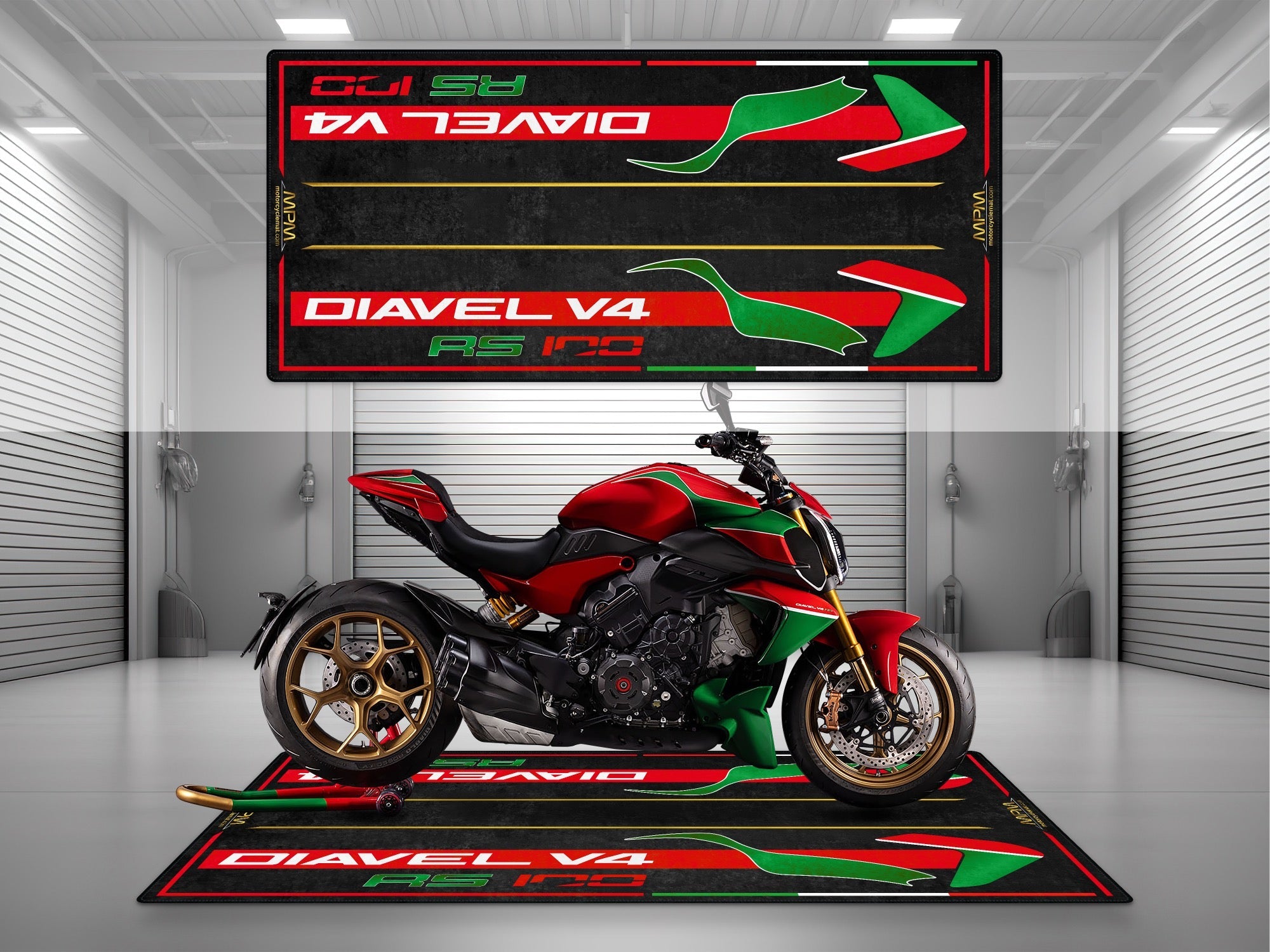 MPM Motorcycle Mat for Ducati Diavel V4 RS Collezione 100 - MM4274