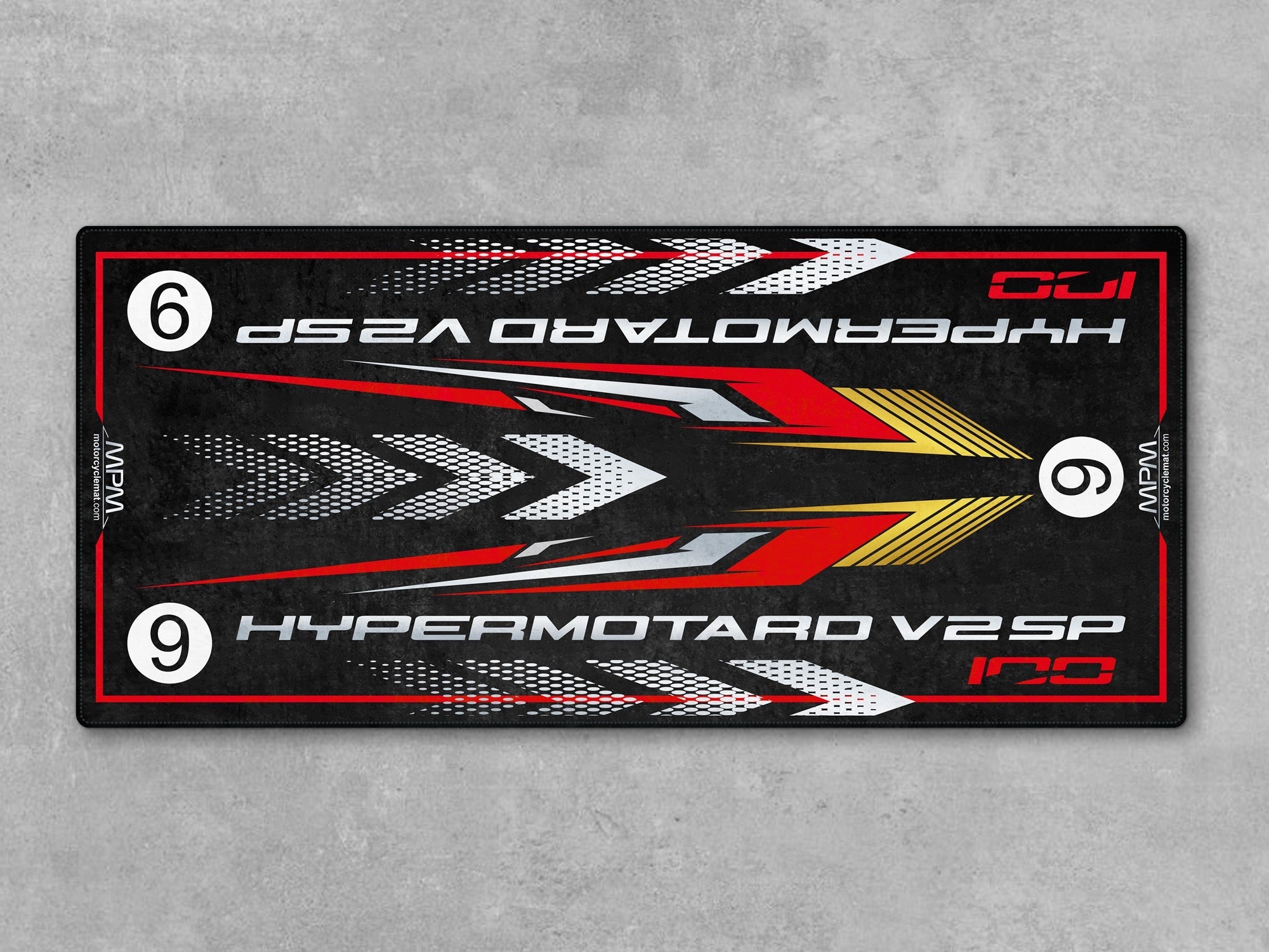 MPM Motorcycle Mat for Ducati Hypermotard V2 SP Collezione 100 - MM4278