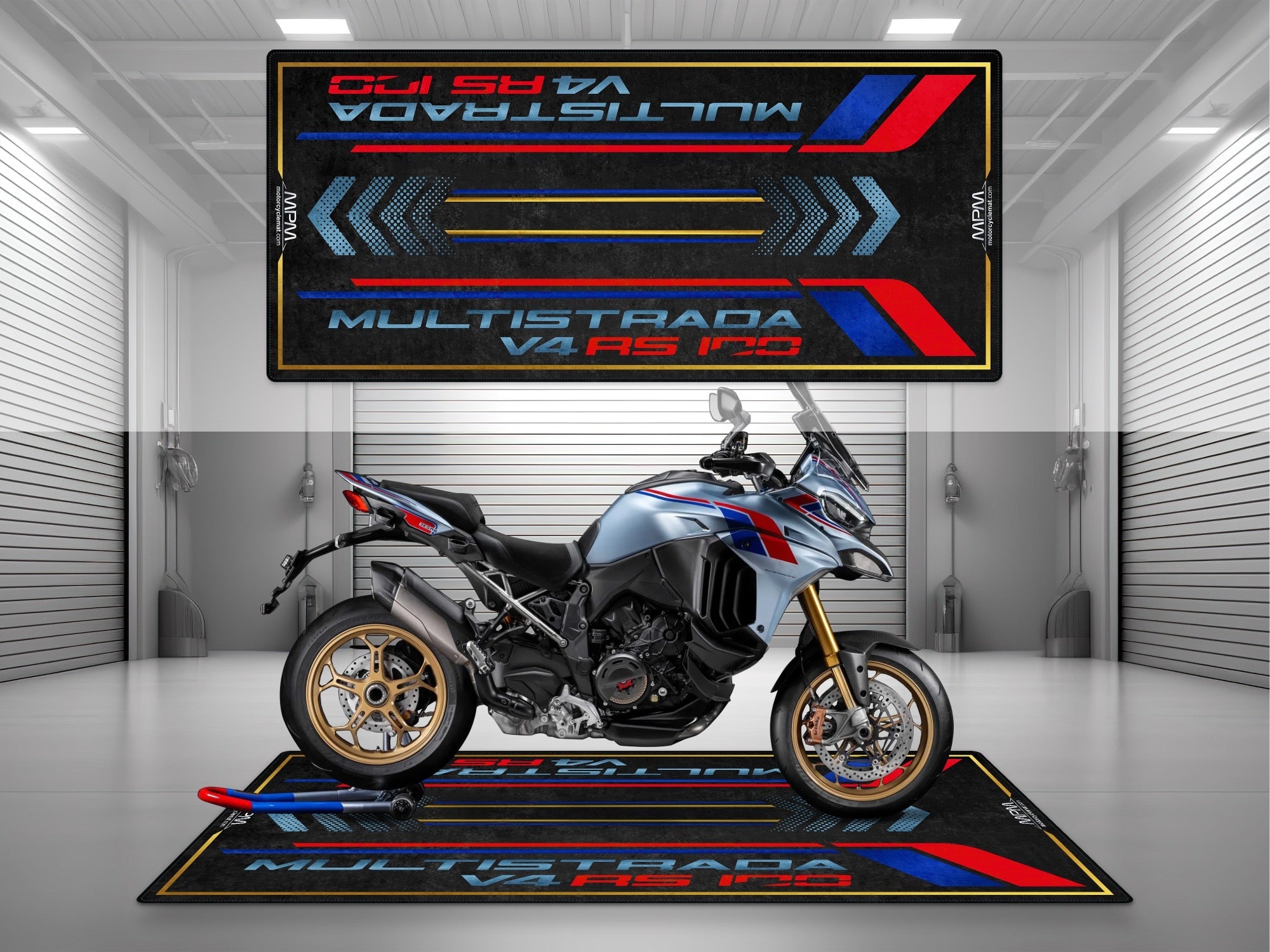 MPM Motorcycle Mat for Ducati Multistrada V4 RS Collezione 100 - MM4276