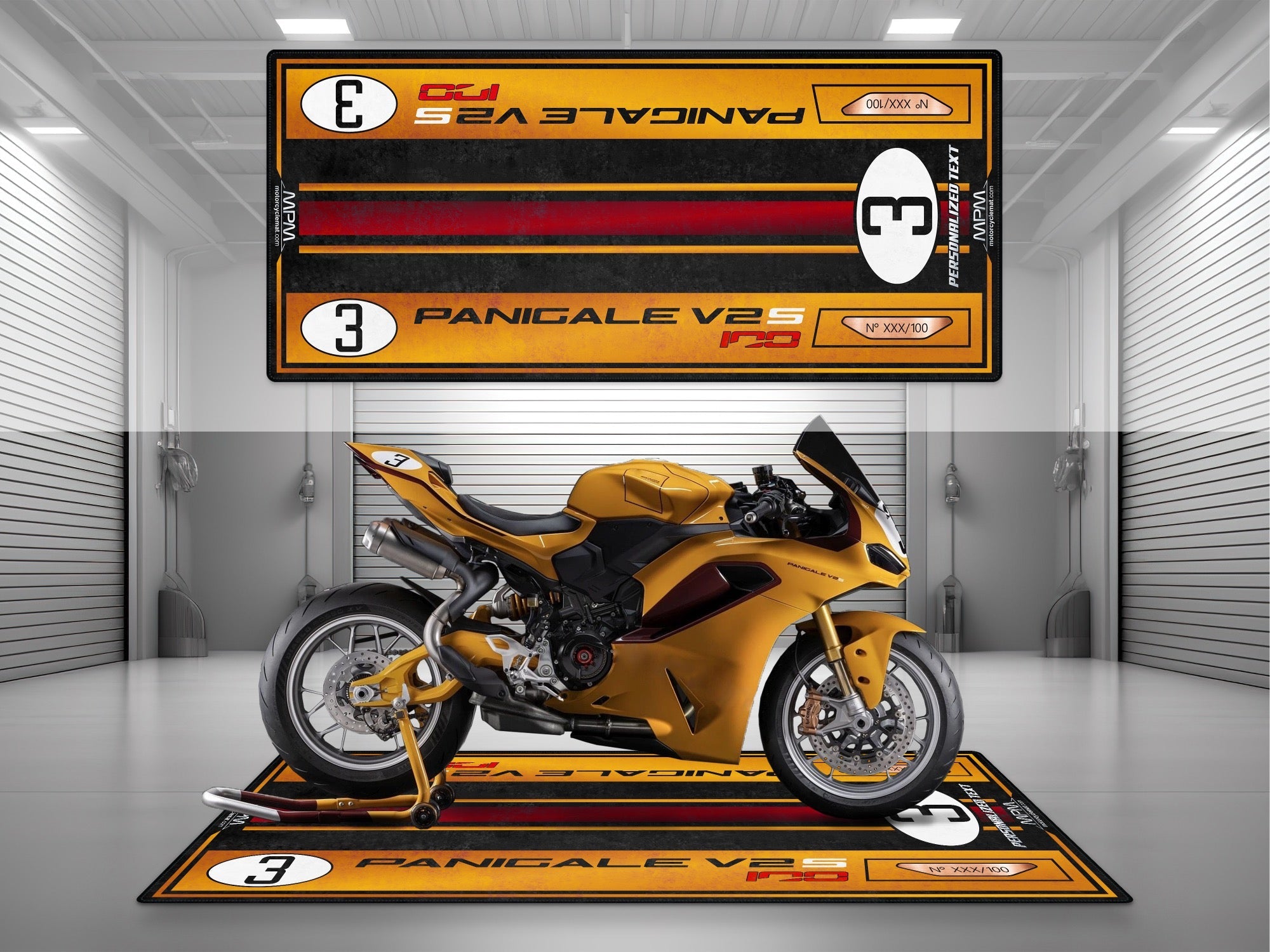 MPM Motorcycle Mat for Ducati Panigale V2 S Collezione 100 - MM4272