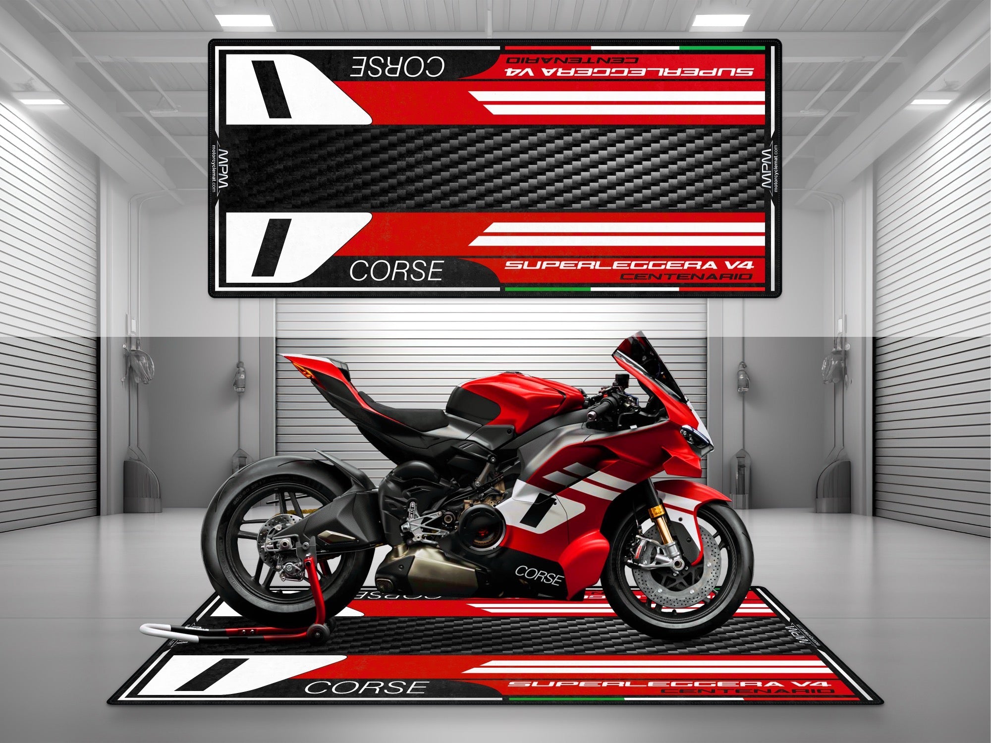 MPM Motorcycle Mat for Ducati Superleggera V4 Centenario - MM4270