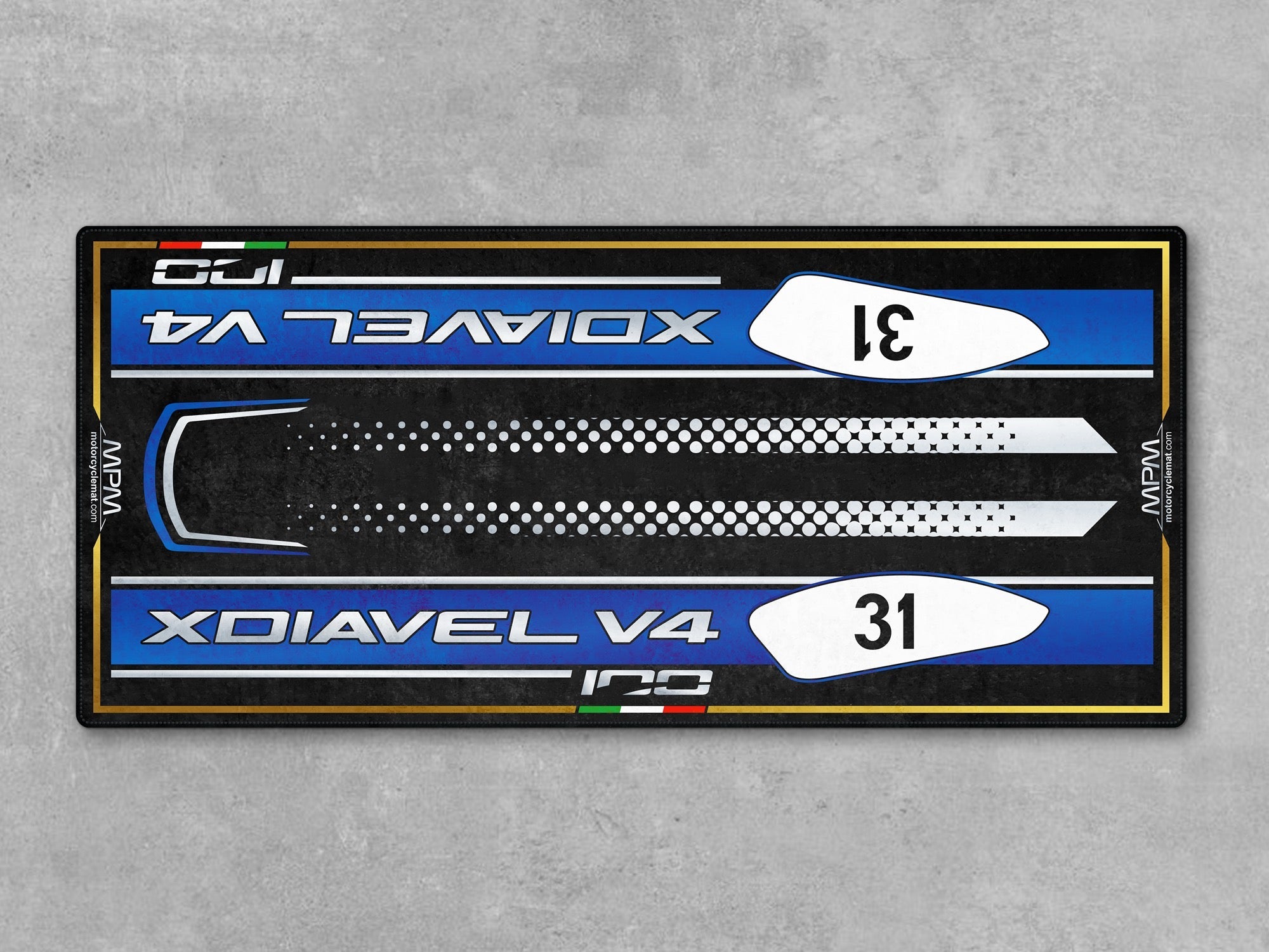 MPM Motorcycle Mat for Ducati XDiavel V4 Collezione 100 - MM4279