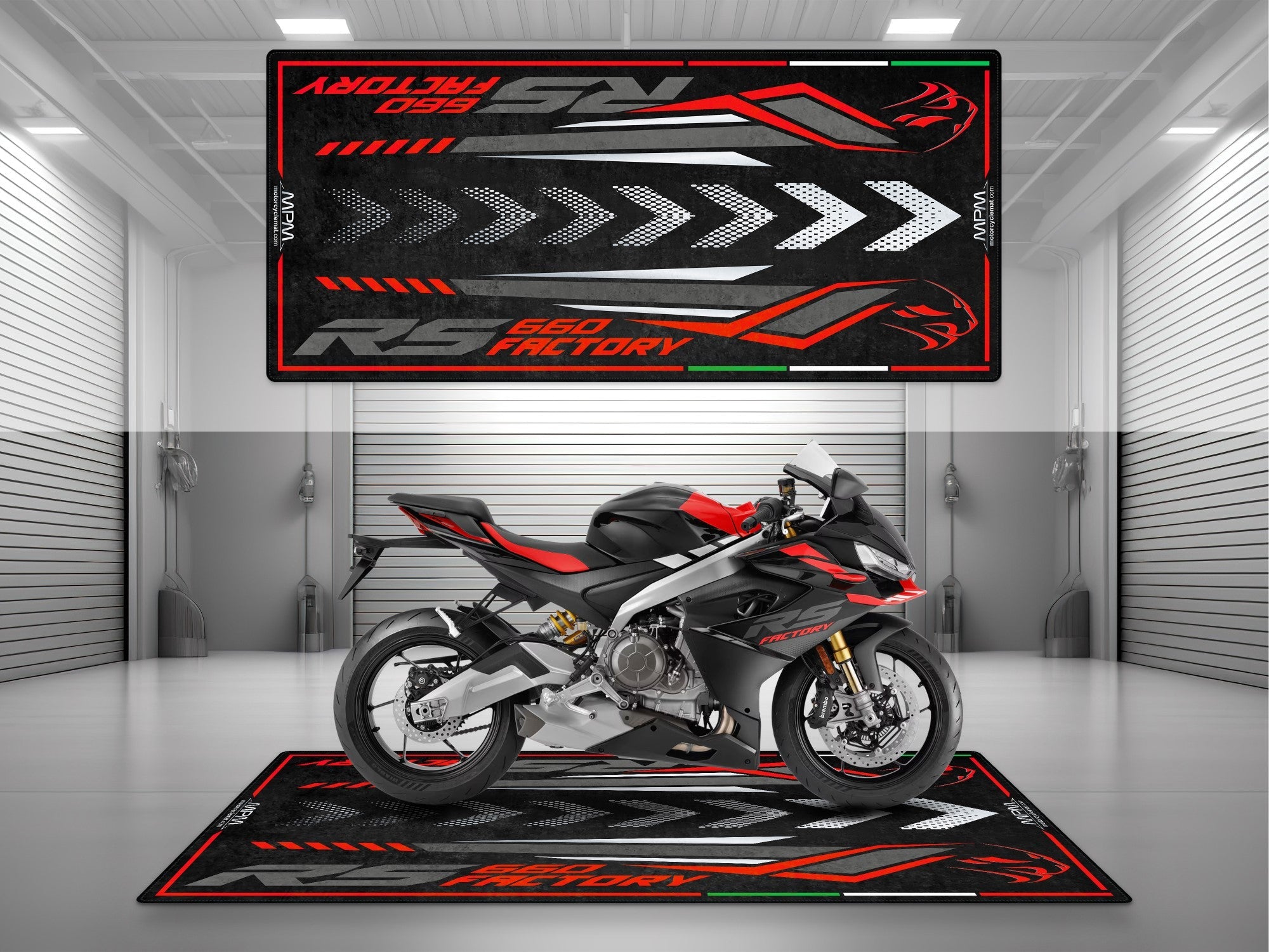 MPM Motorcycle Mat for Aprilia RS 660 Factory - MM4155