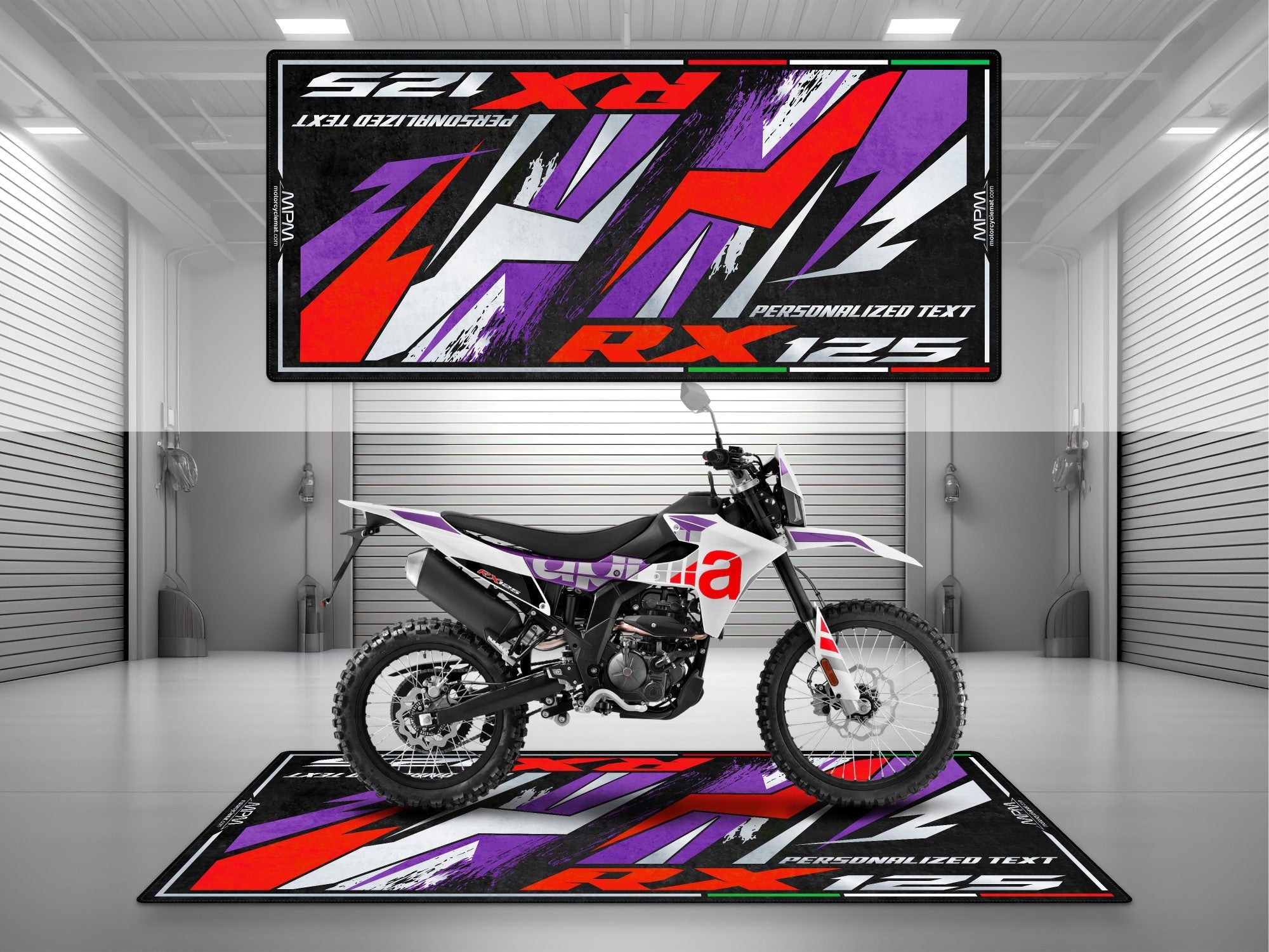 MPM Motorcycle Mat for Aprilia RX 125 - MM4162