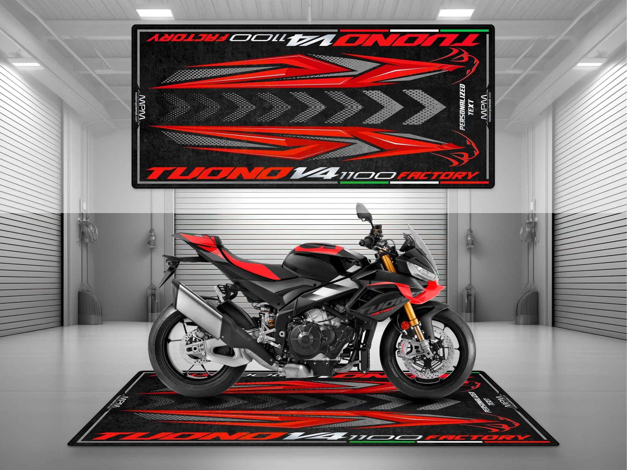 MPM Motorcycle Mat for Aprilia Tuono V4 Factory 1100 - MM4153
