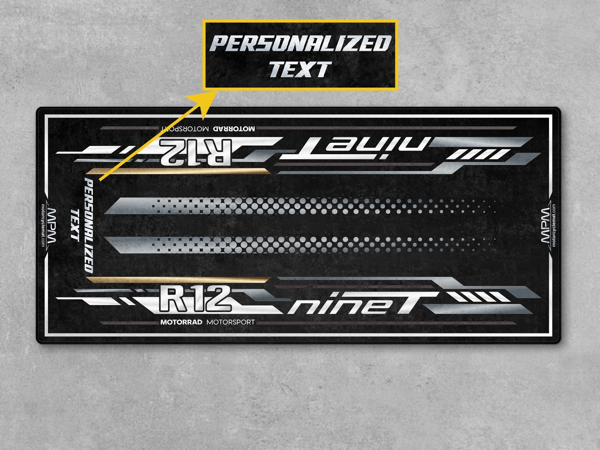 MPM Motorcycle Mat for BMW R12 nineT - MM4189