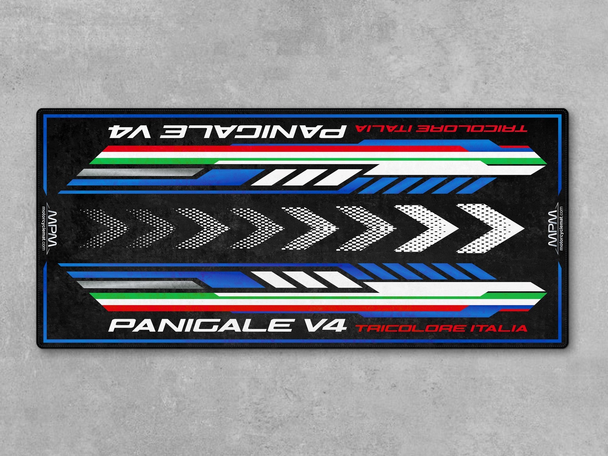 MPM Motorcycle Mat for Ducati Panigale V4 Tricolore Italia - MM4205