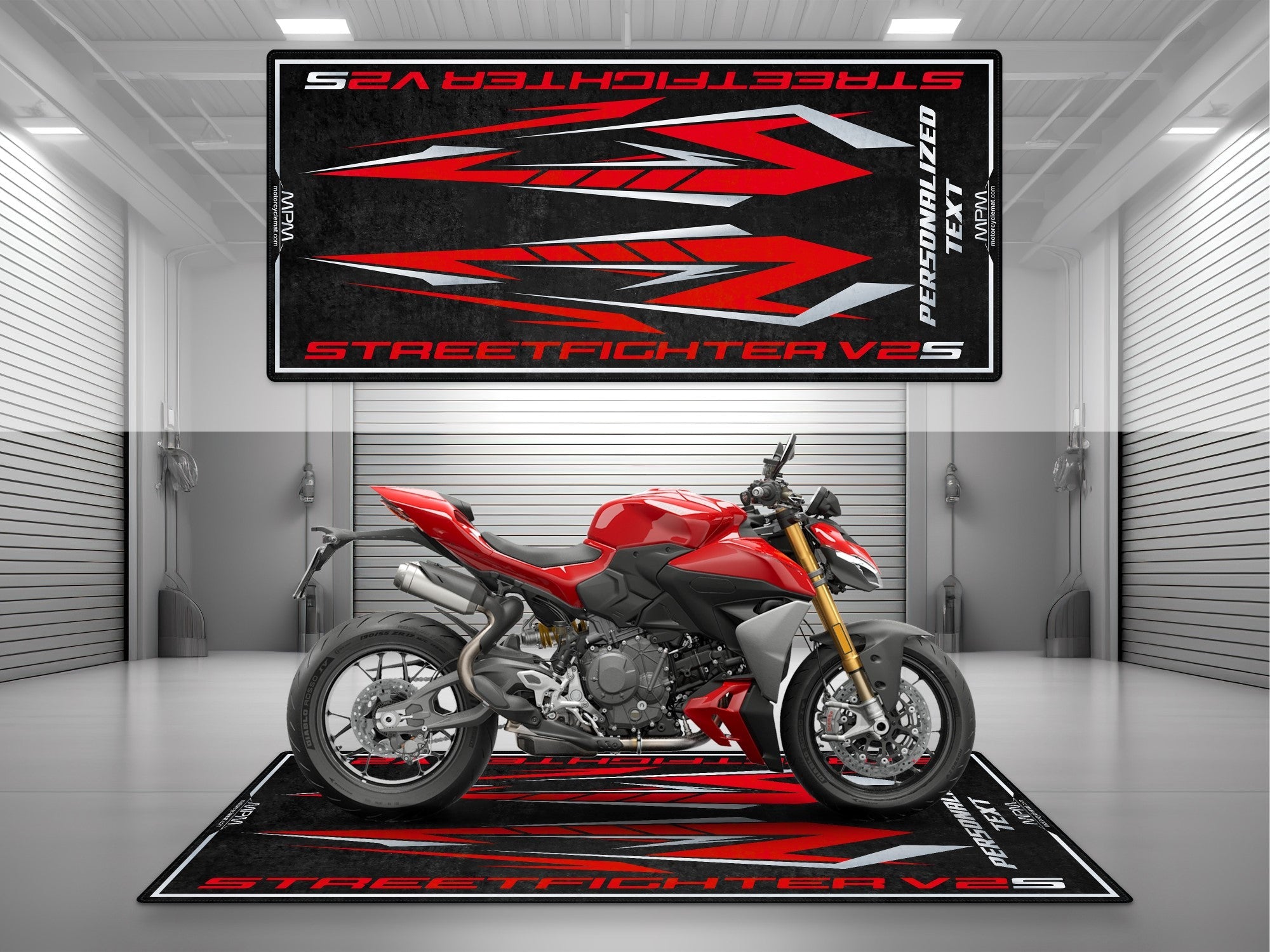 MPM Motorcycle Mat for Ducati Streetfighter V2 S - MM4202