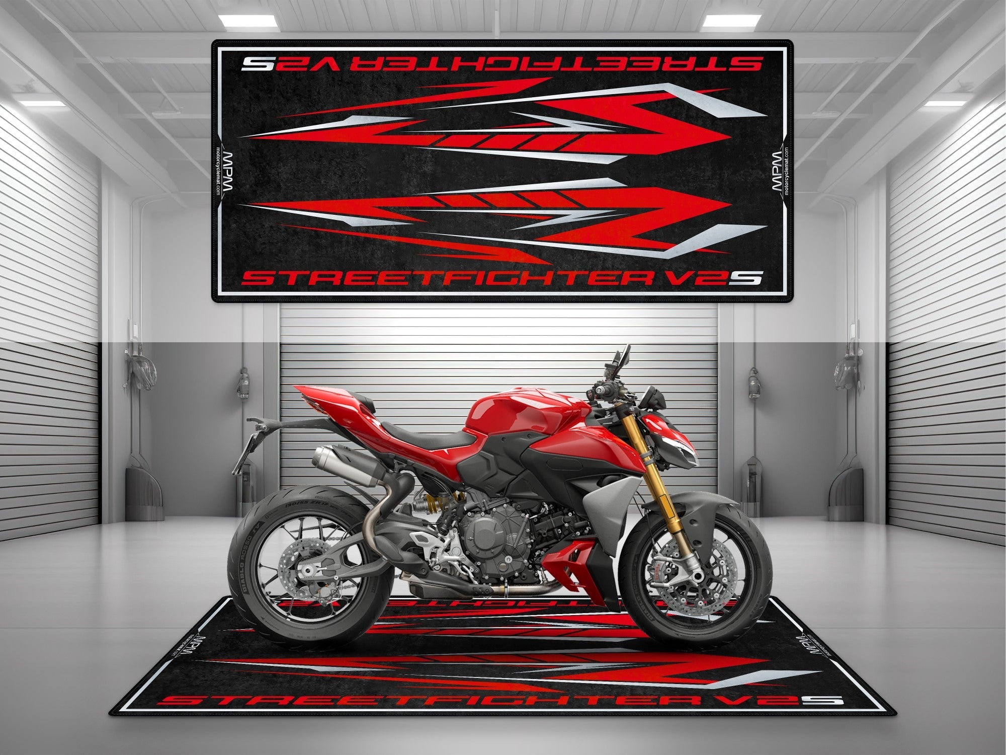 MPM Motorcycle Mat for Ducati Streetfighter V2 S - MM4202