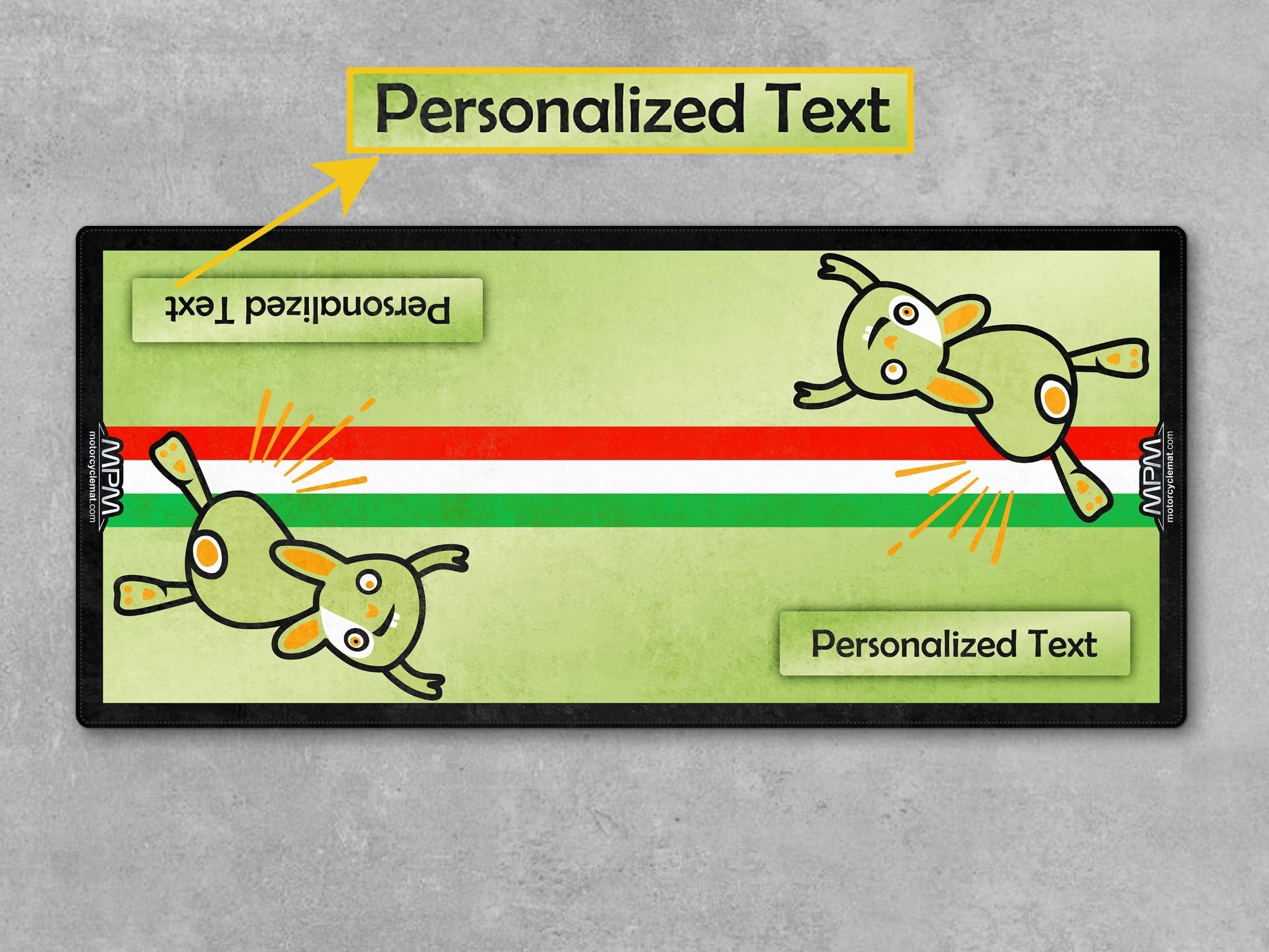 MPM Motorcycle Mat for Vespa Bunny Design - U1102