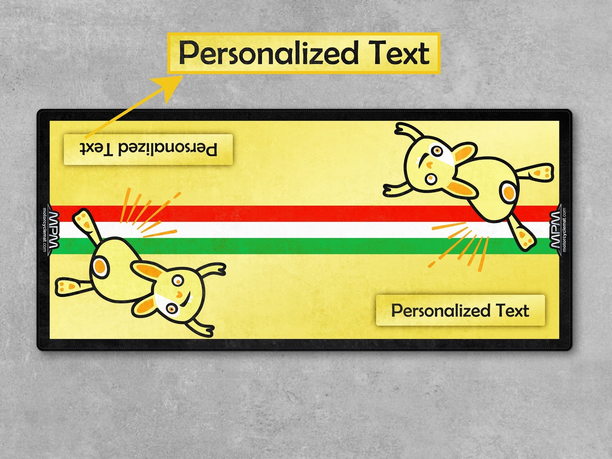 MPM Motorcycle Mat for Vespa Bunny Design - U1102