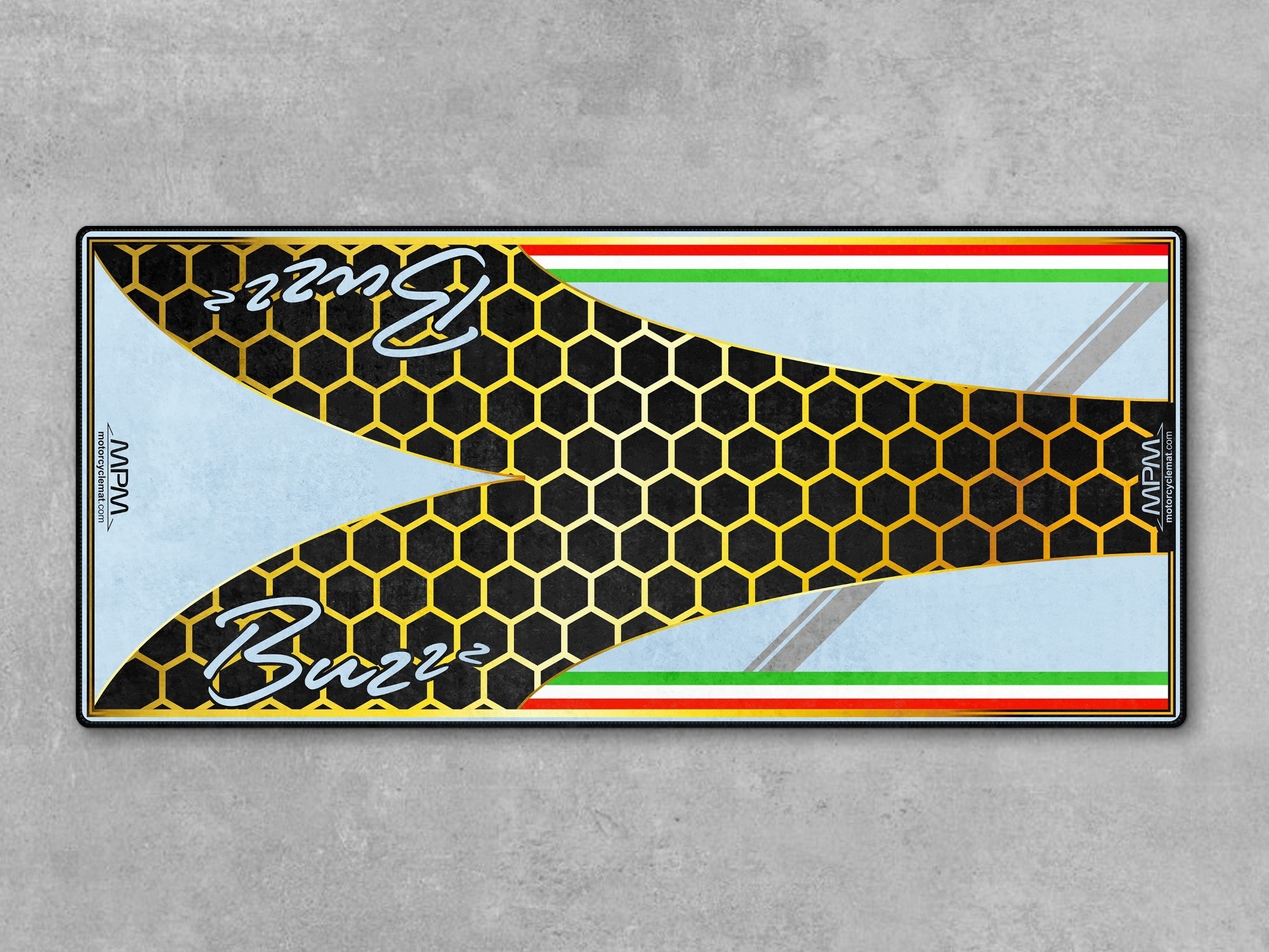 MPM Motorcycle Mat for Vespa Buzzz Design - U1101