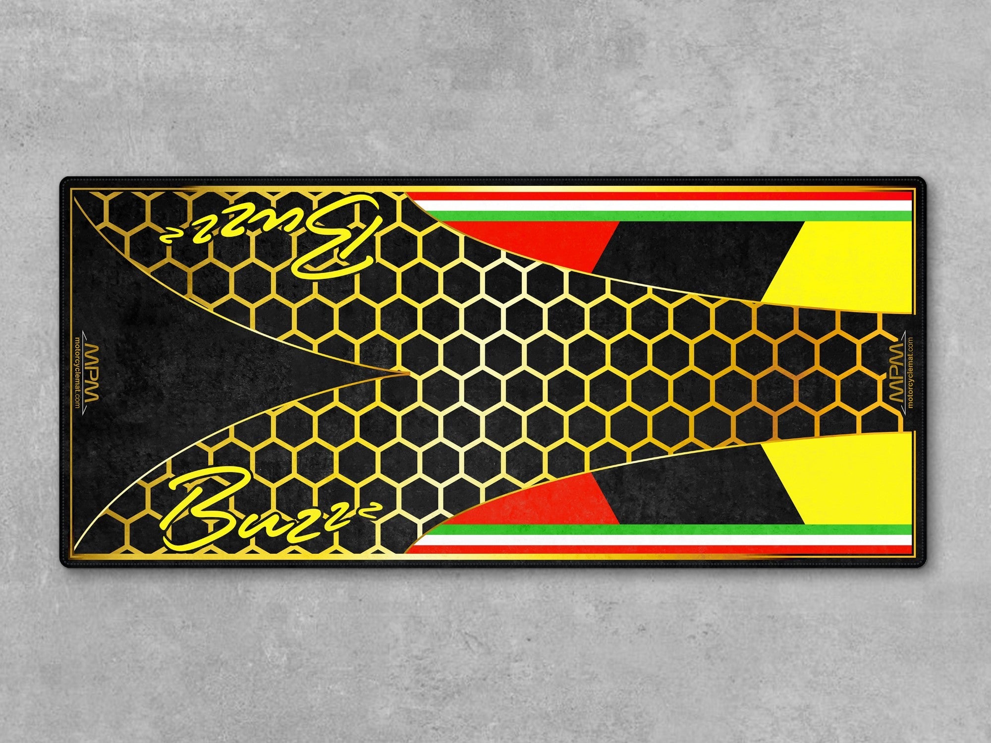 MPM Motorcycle Mat for Vespa Buzzz Design - U1101