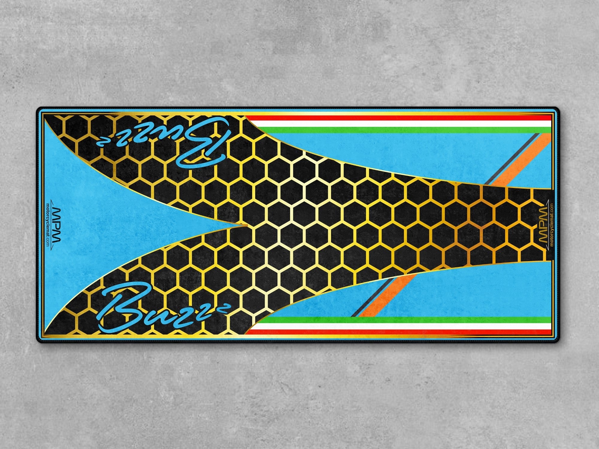 MPM Motorcycle Mat for Vespa Buzzz Design - U1101