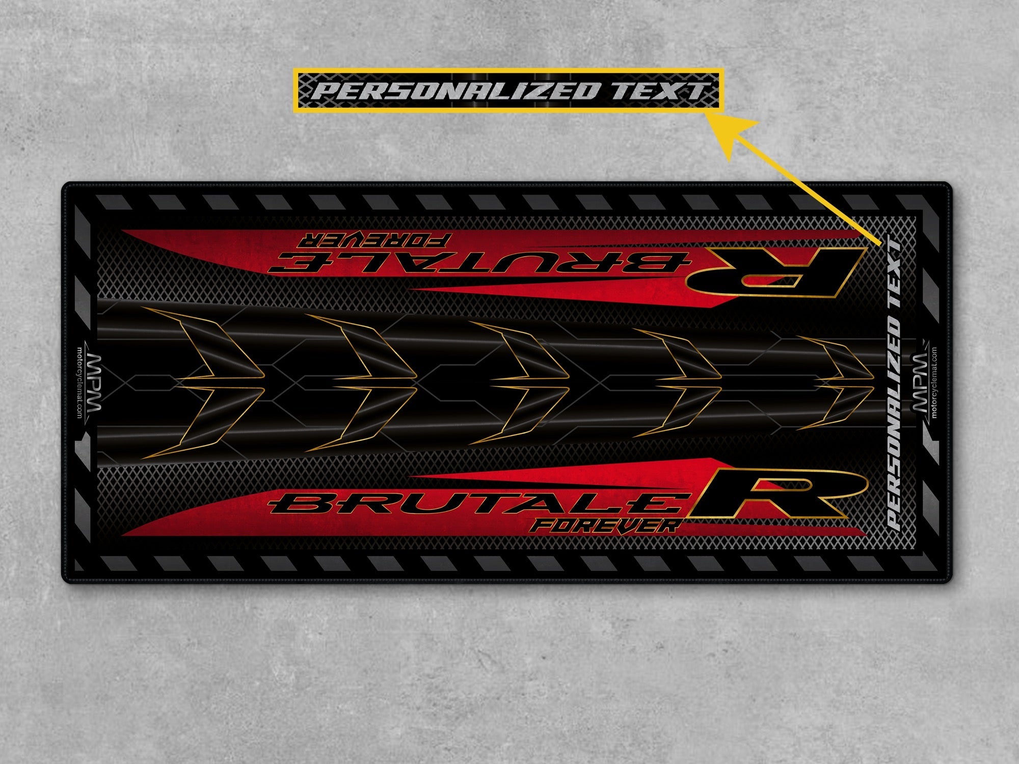 MPM Motorcycle Mat for MV Agusta Brutale R - U1503