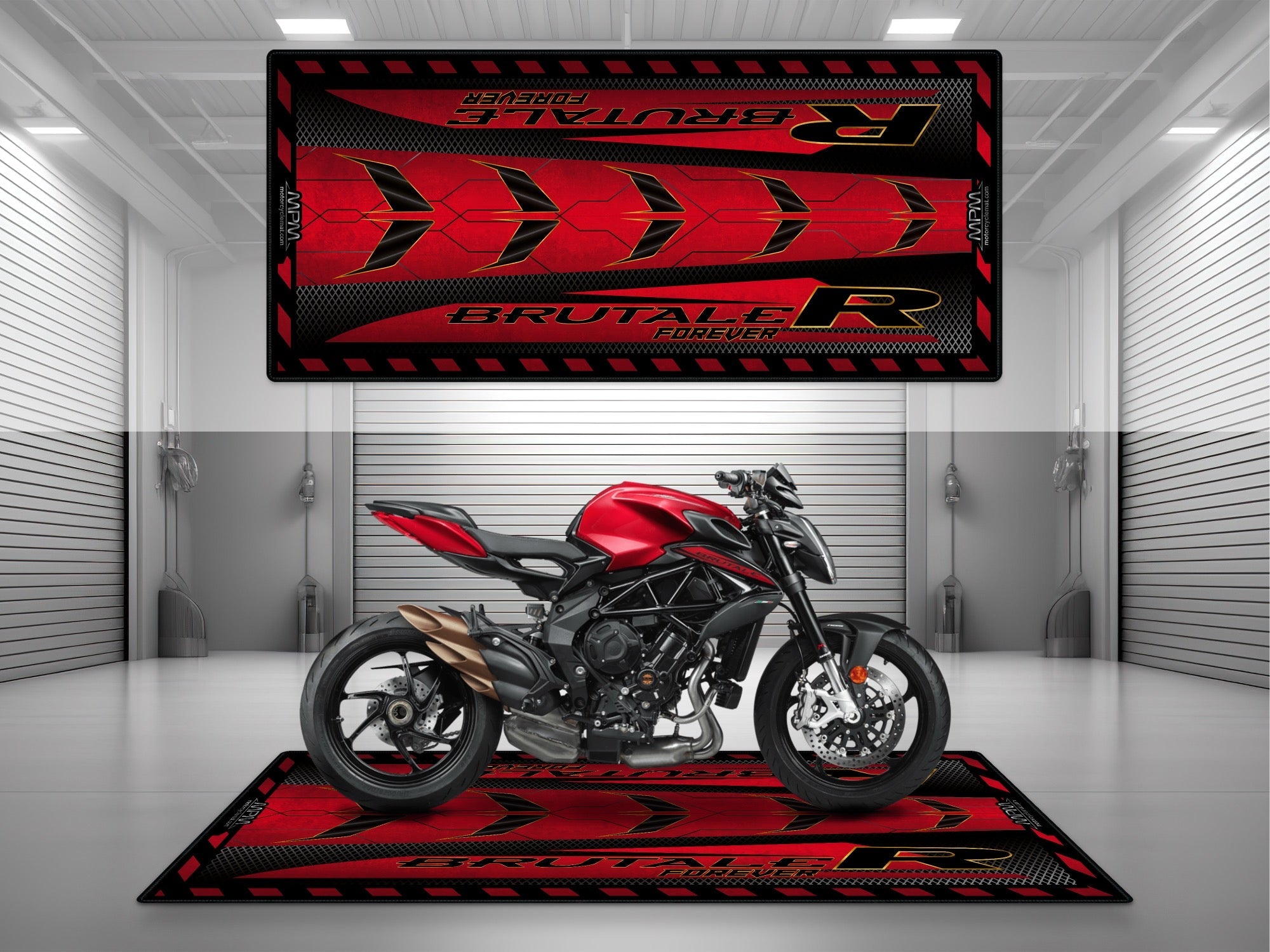 MPM Motorcycle Mat for MV Agusta Brutale R - U1503