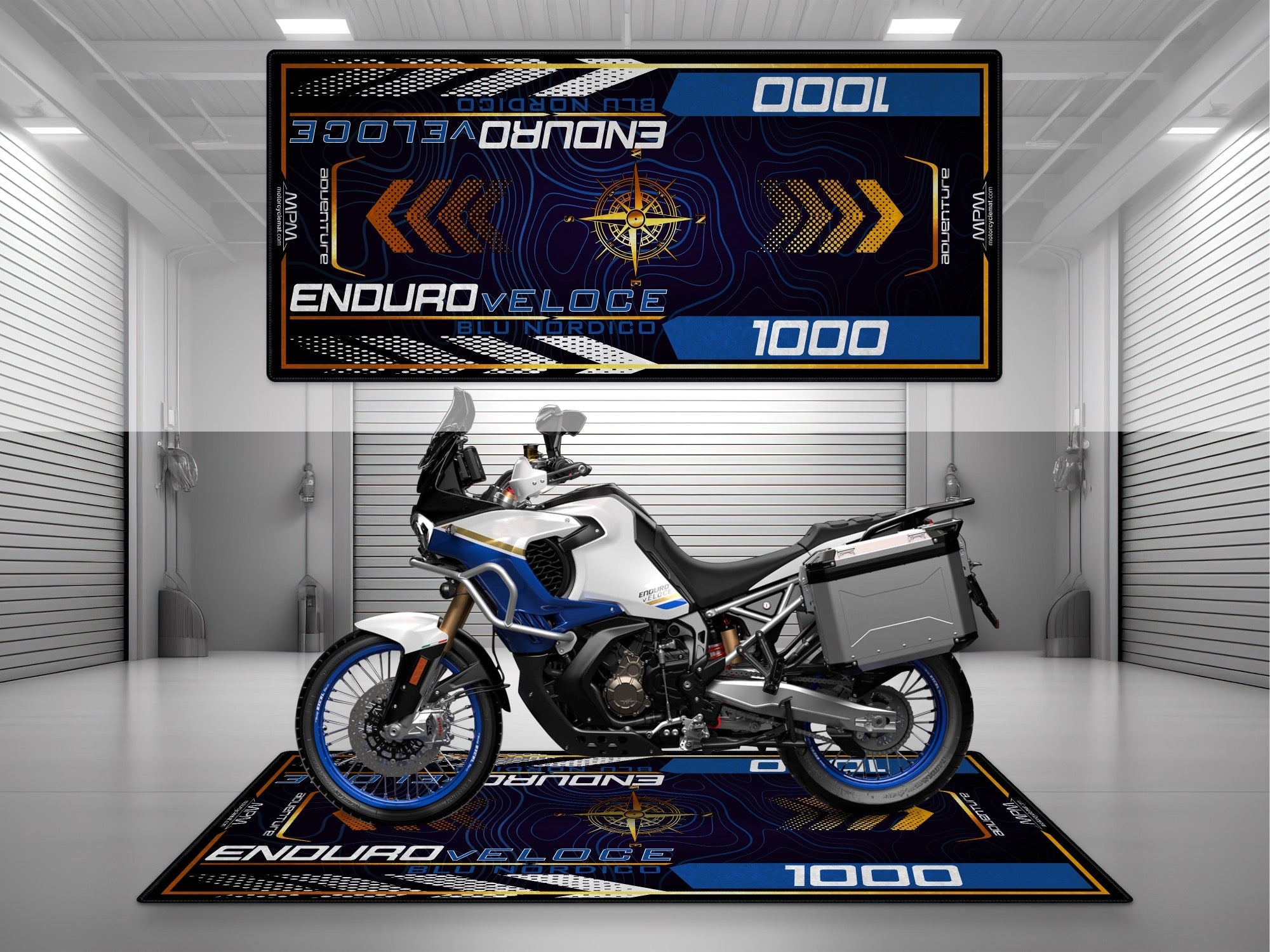 MPM Motorcycle Mat for MV Agusta Enduro Veloce - U1507