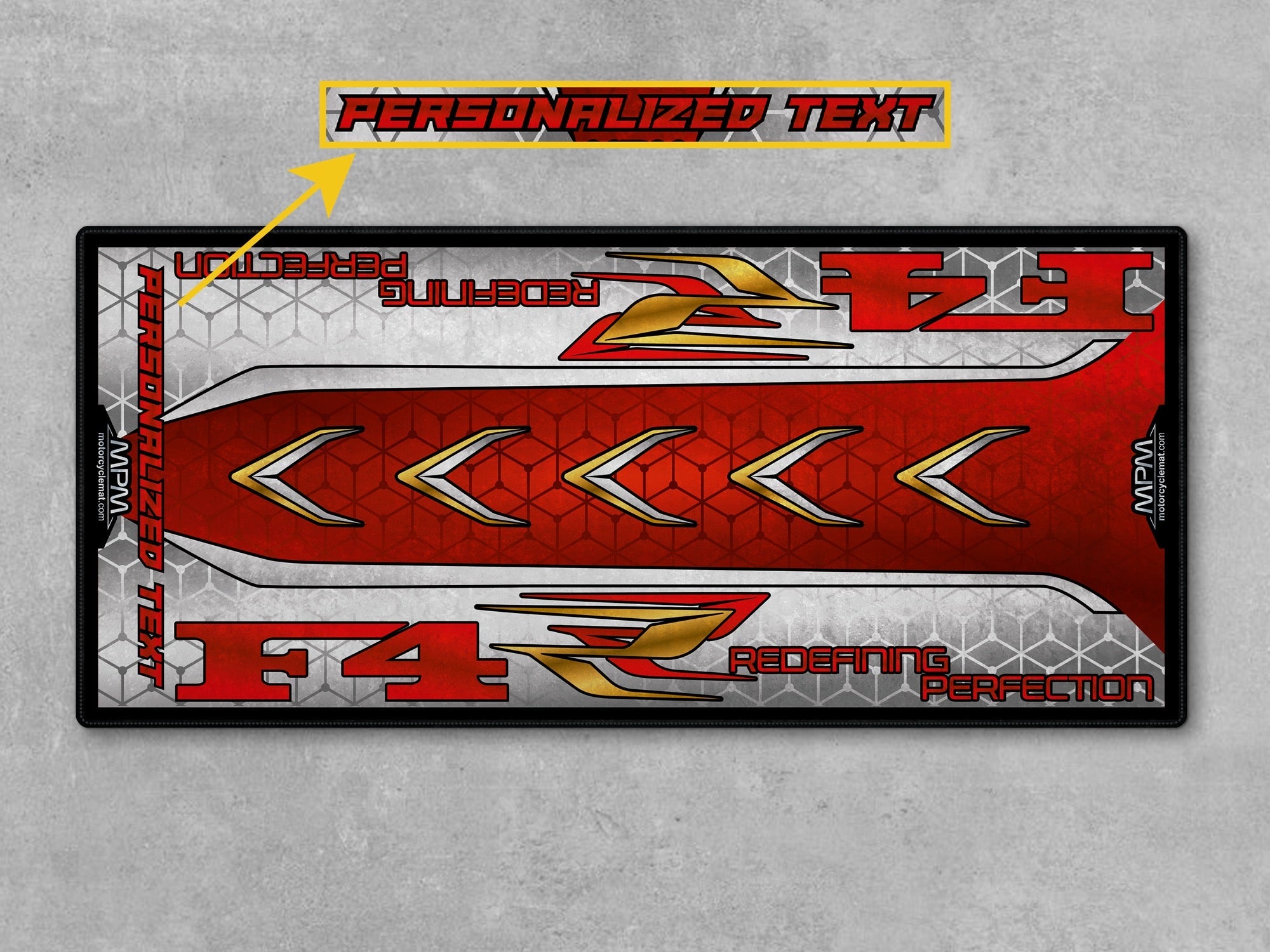 MPM Motorcycle Mat for MV Agusta F4 - U1502