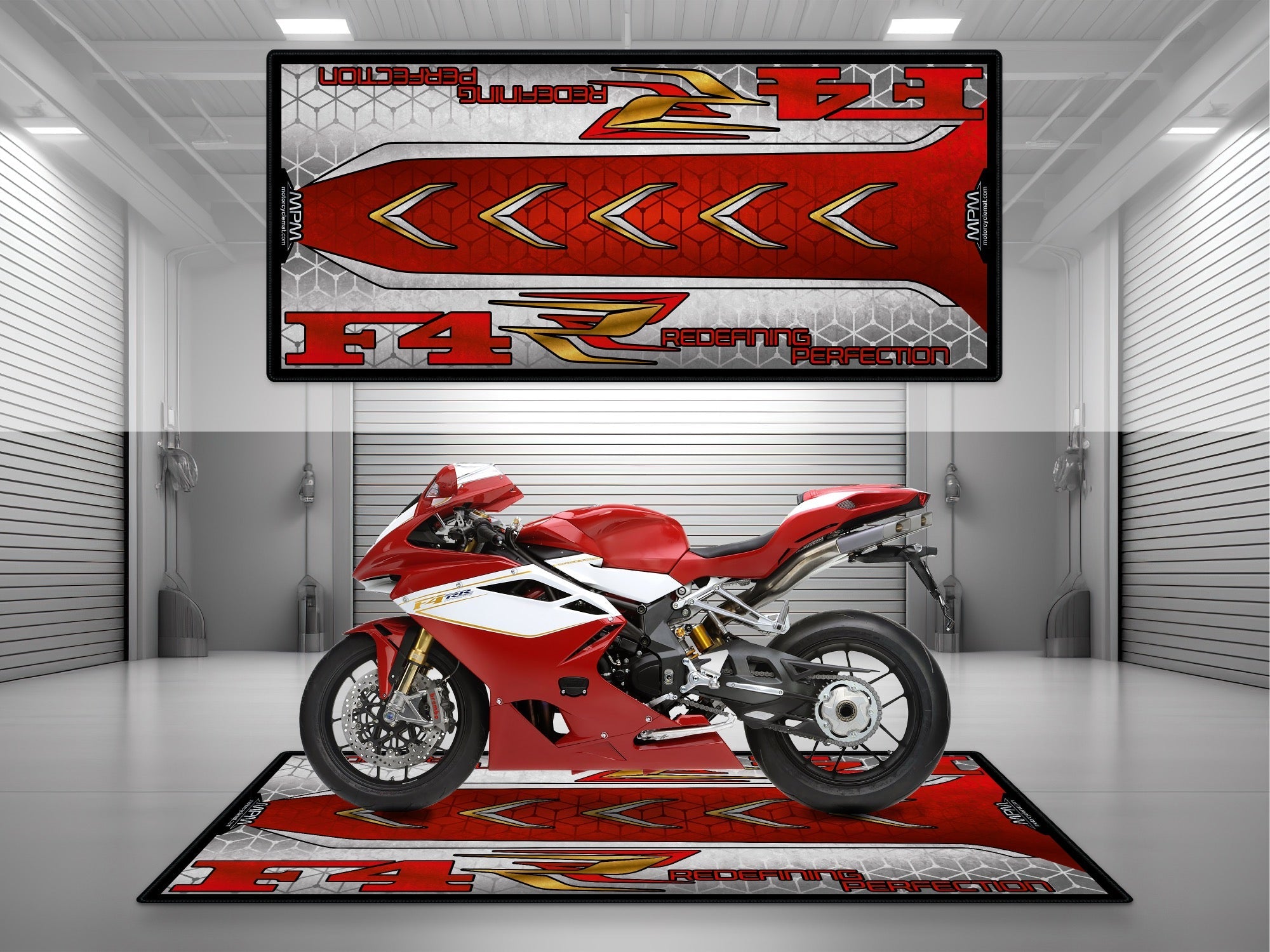 MPM Motorcycle Mat for MV Agusta F4 - U1502