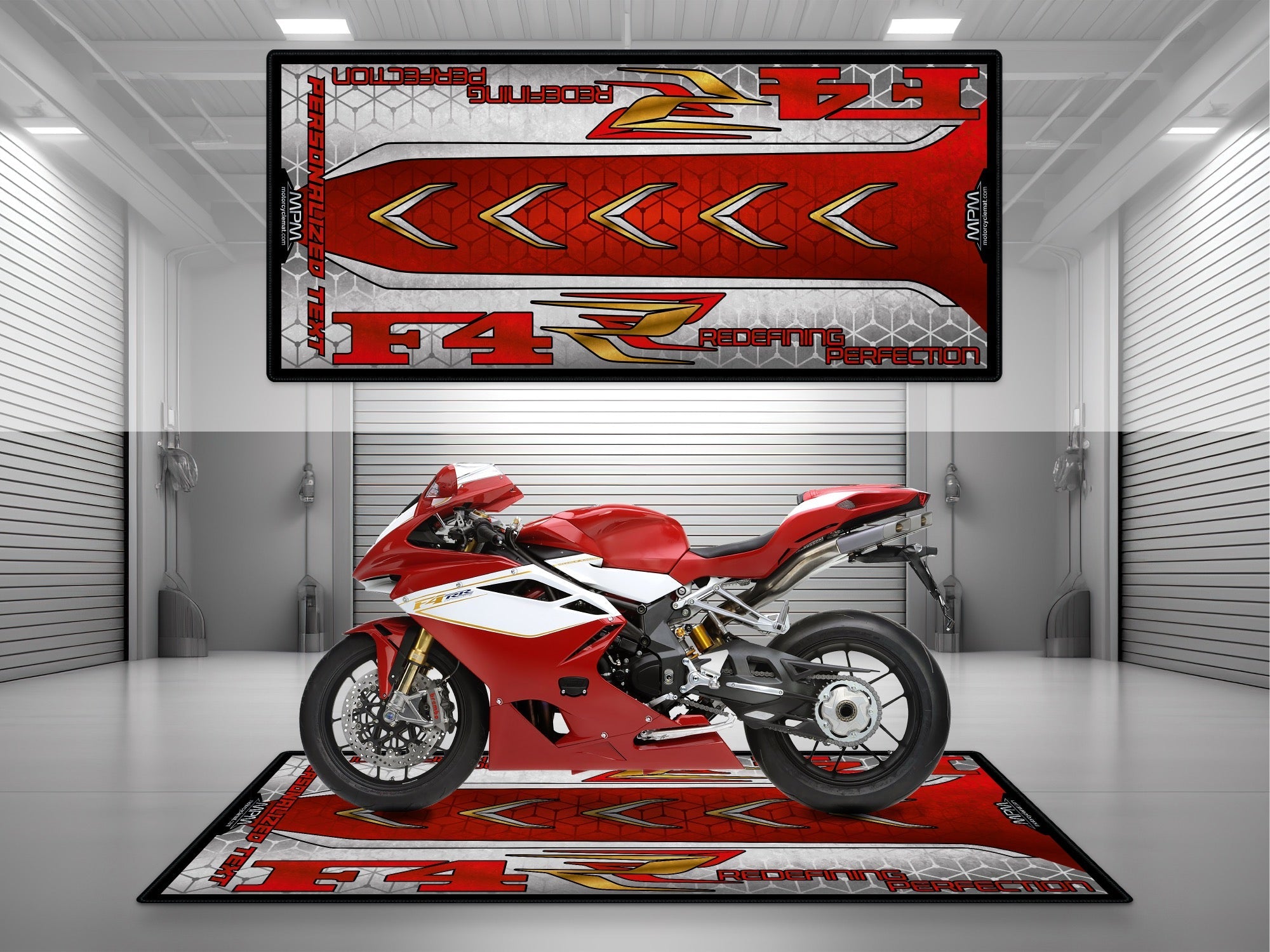MPM Motorcycle Mat for MV Agusta F4 - U1502