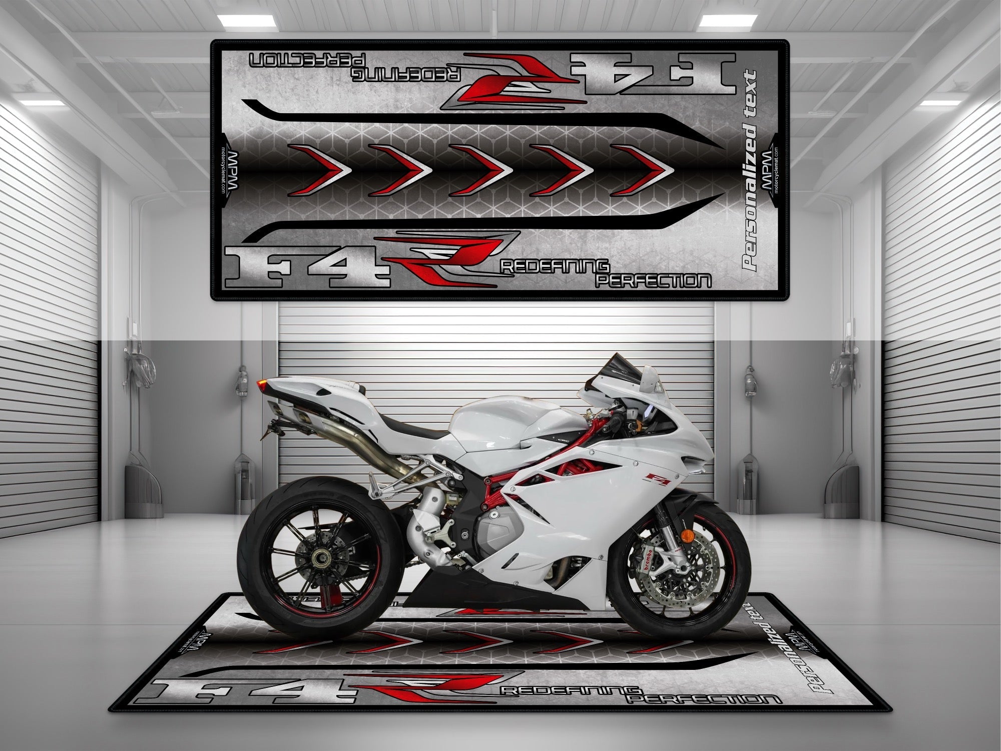 MPM Motorcycle Mat for MV Agusta F4 - U1502