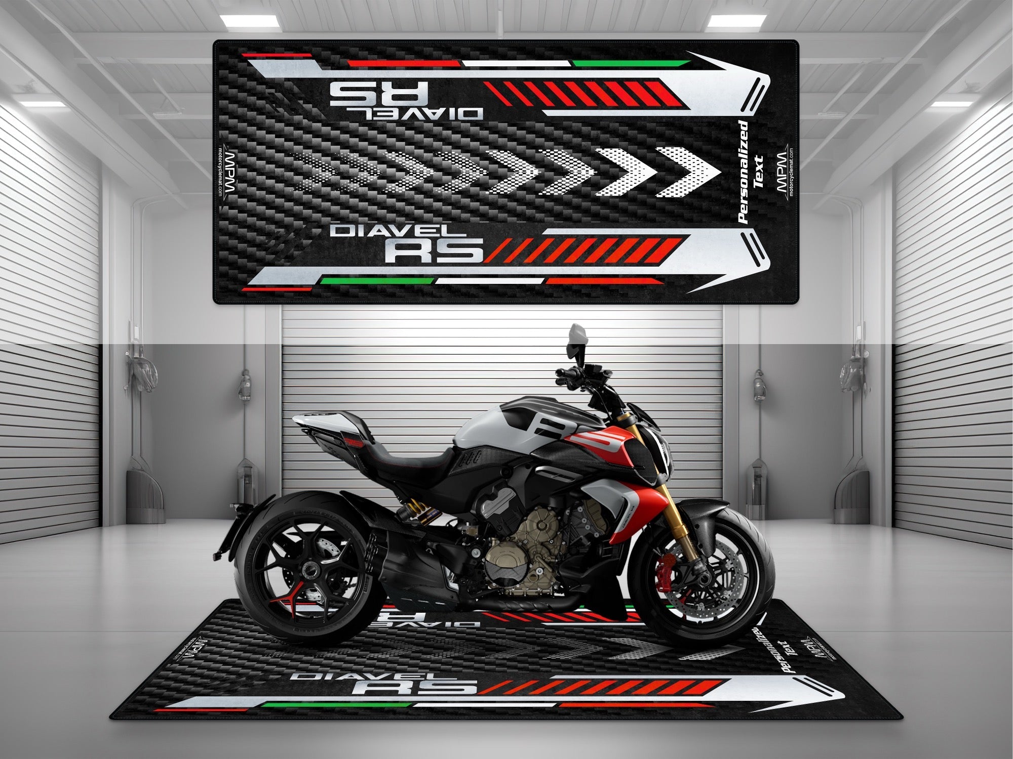 MPM Motorcycle Mat for Ducati Diavel RS - U804