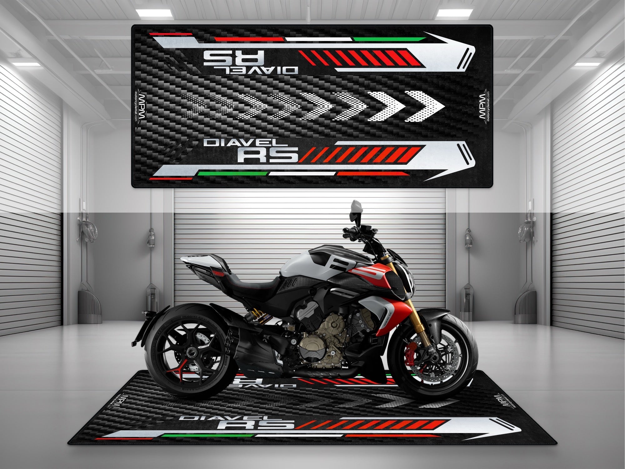 MPM Motorcycle Mat for Ducati Diavel RS - U804
