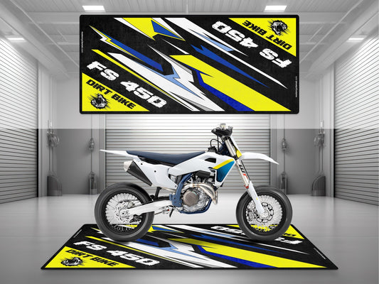 MPM Motorcycle Mat for Husqvarna FS 450 - MM4226