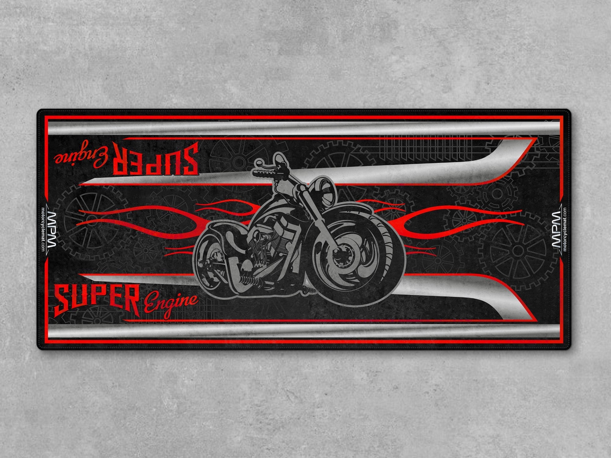 MPM Motorcycle Mat for American Motorcycles - U1203