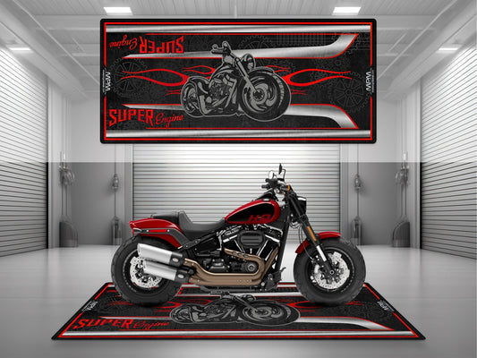 MPM Motorcycle Mat for American Motorcycles - U1203