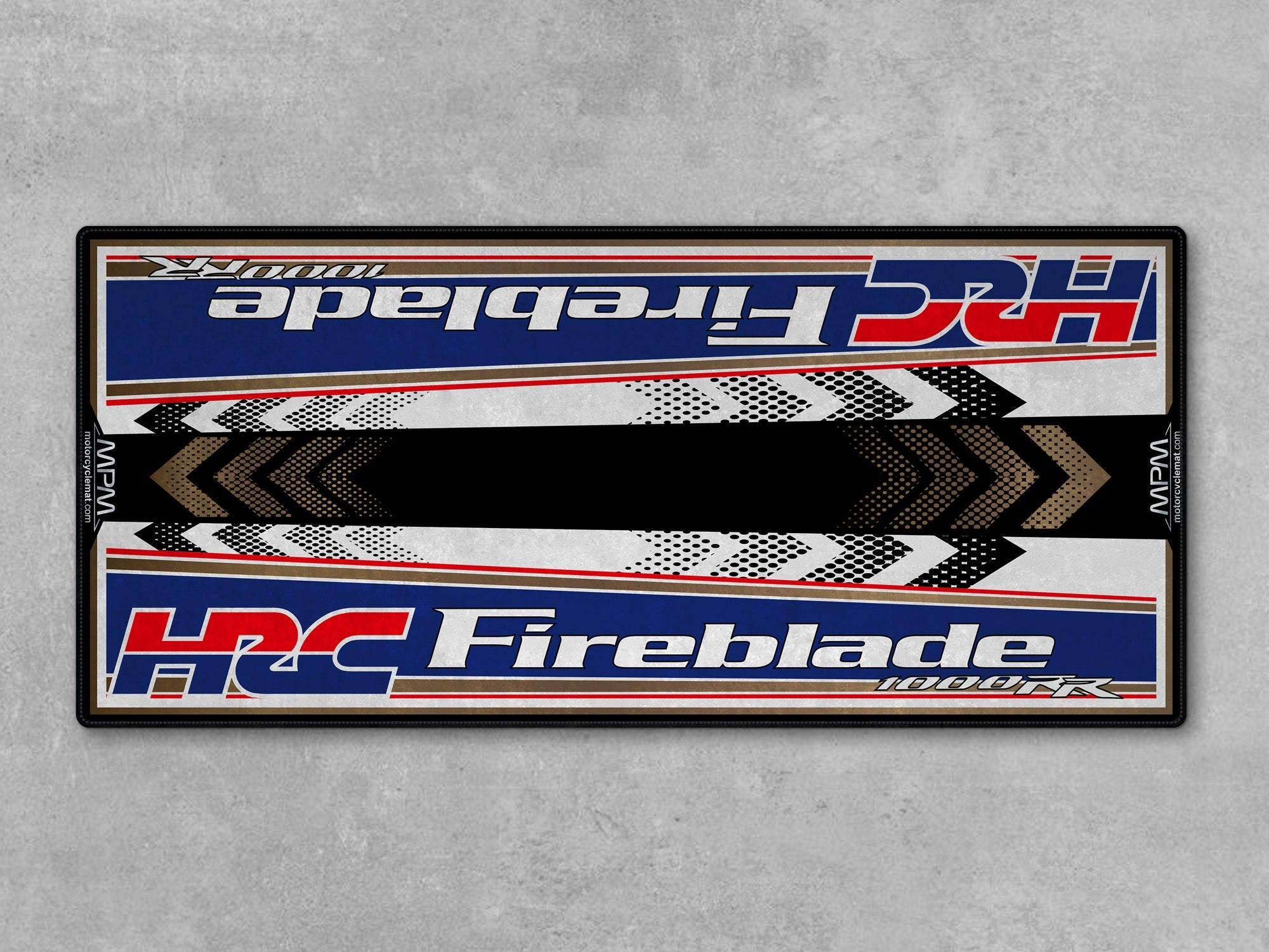 MPM Motorcycle Pit Mat for Honda HRC 1000RR-R Fireblade - U902