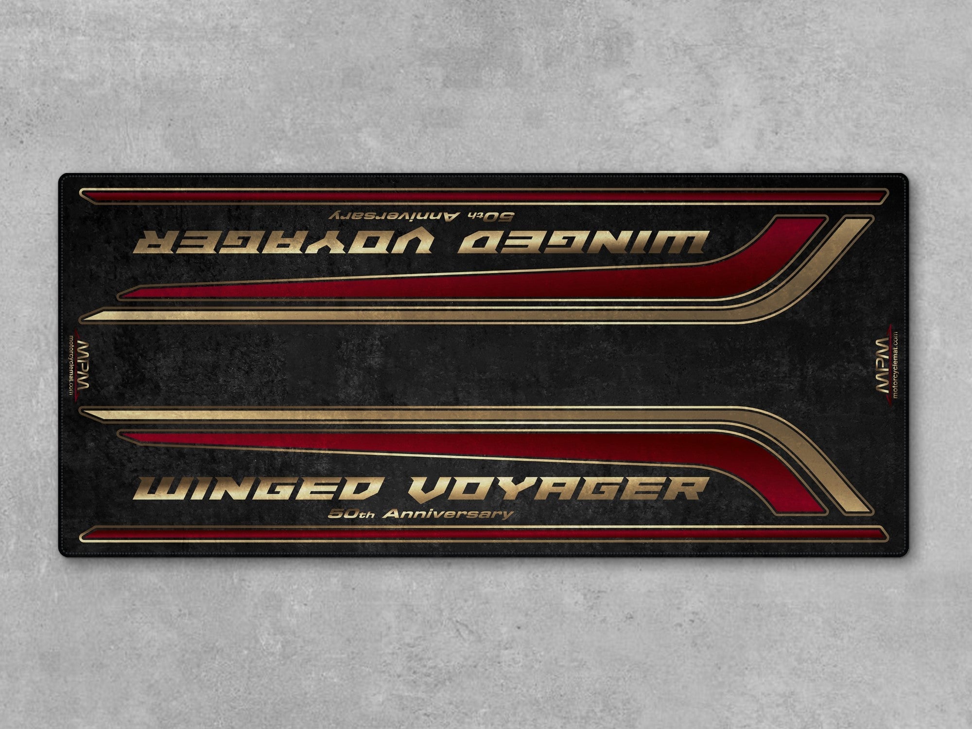 MPM Motorcycle Mat for Honda Goldwing 50th Anniversary - MM4211