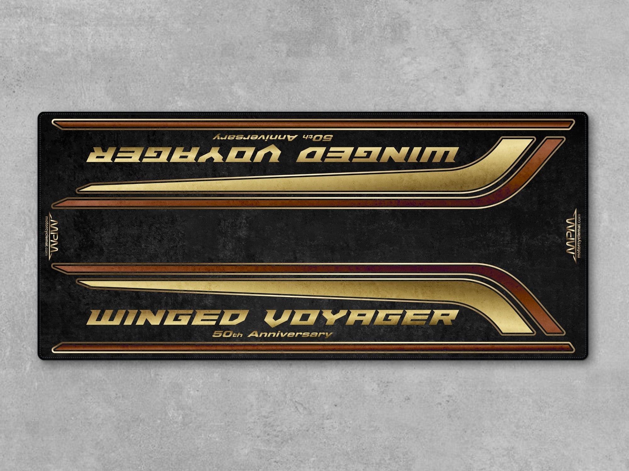 MPM Motorcycle Mat for Honda Goldwing 50th Anniversary - MM4211