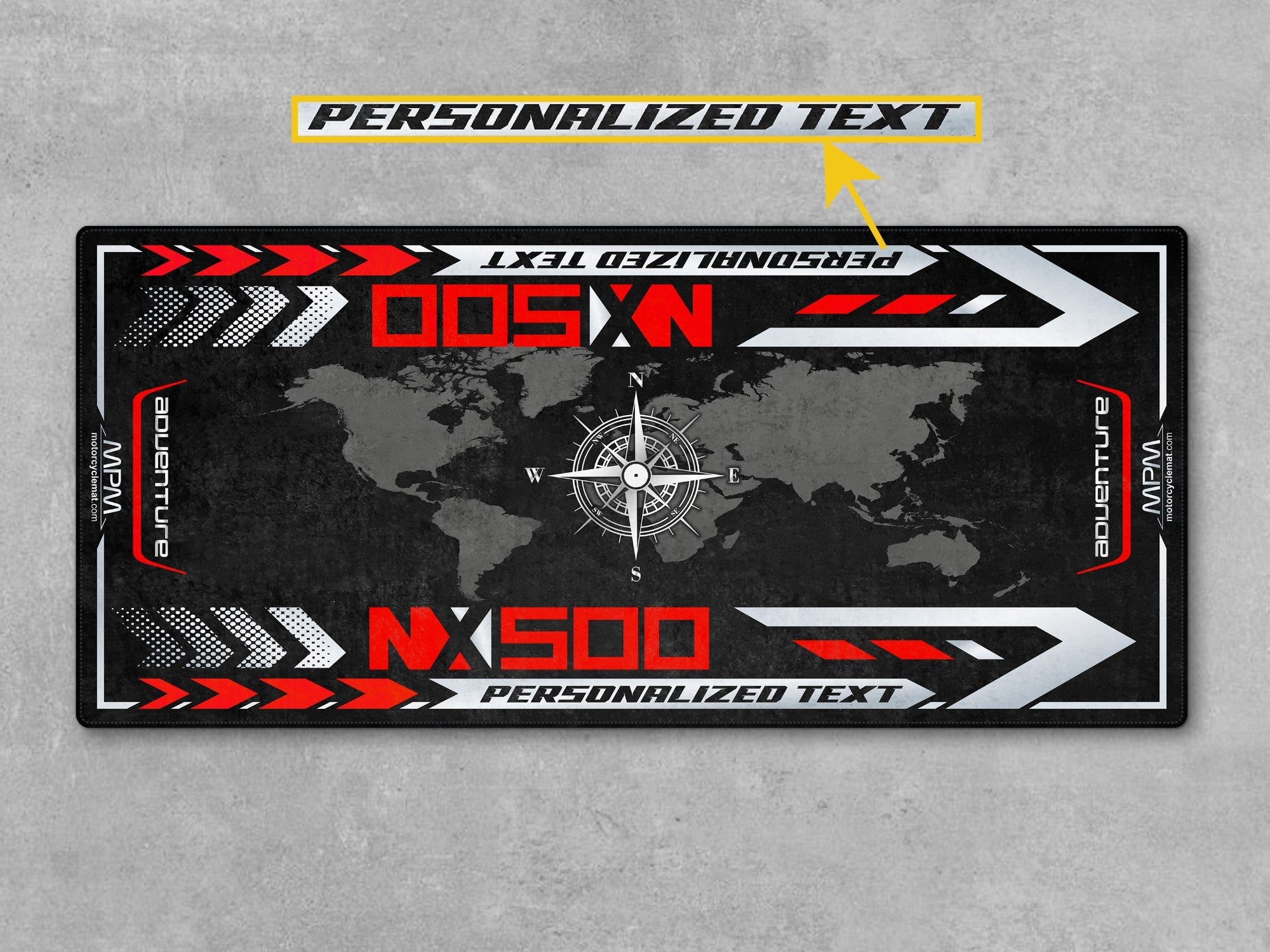 MPM Motorcycle Mat for Honda NX500 - MM4216