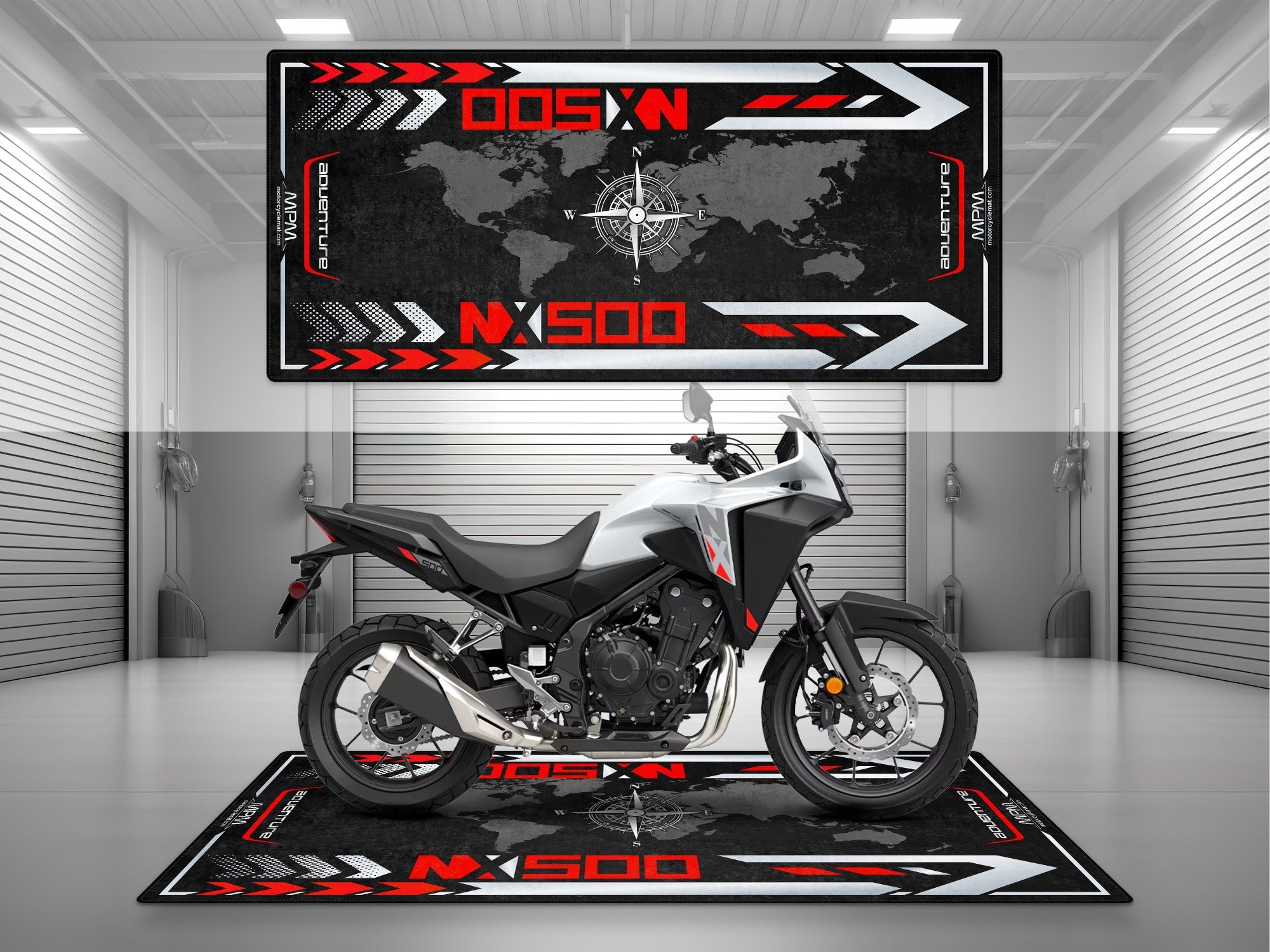 MPM Motorcycle Mat for Honda NX500 - MM4216