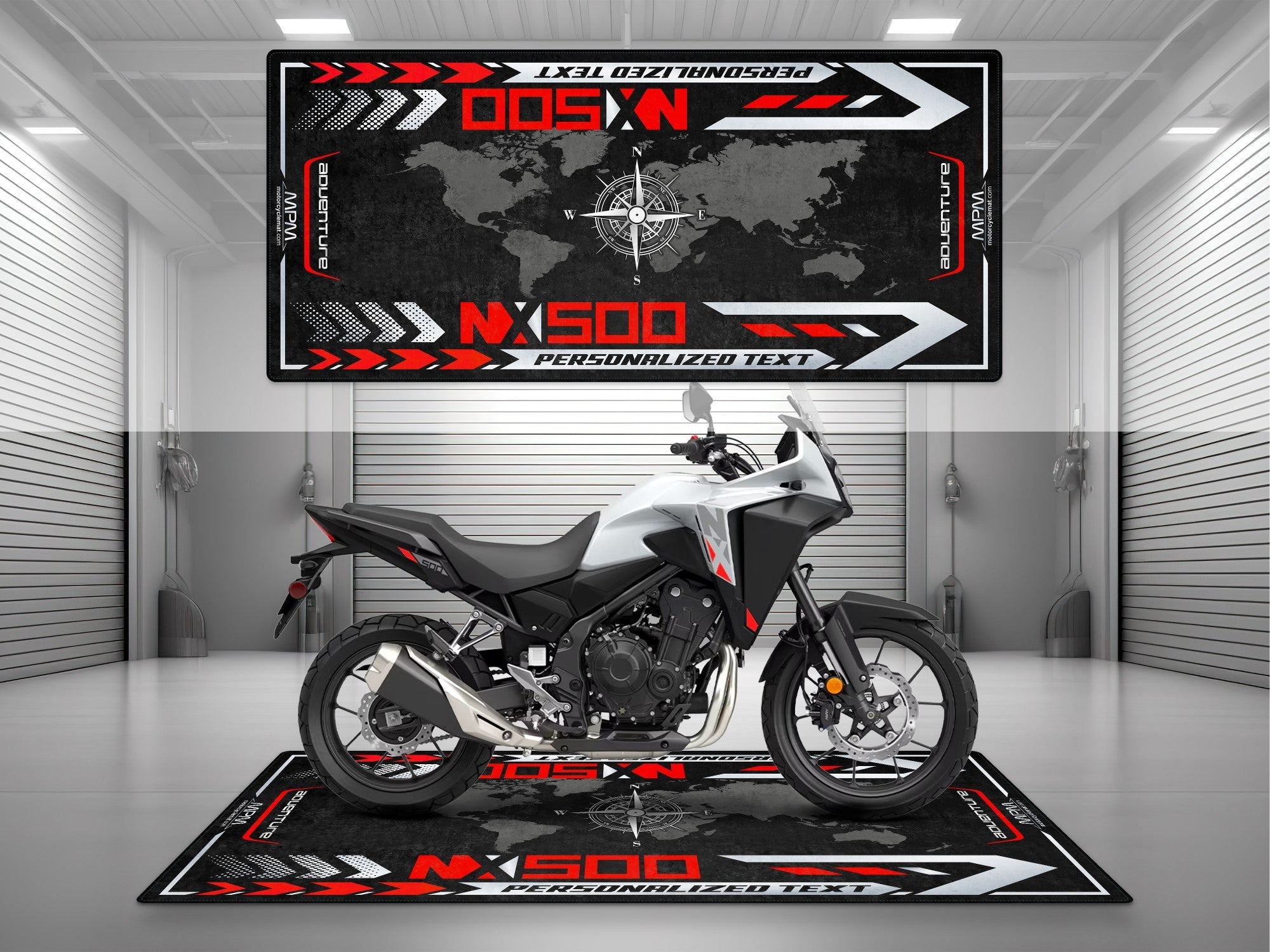 MPM Motorcycle Mat for Honda NX500 - MM4216