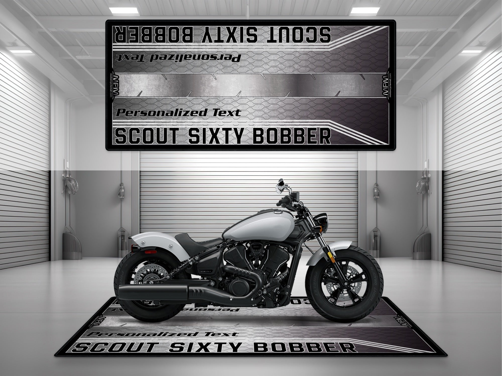 MPM Motorcycle Mat for Indian Scout Sixty - U304