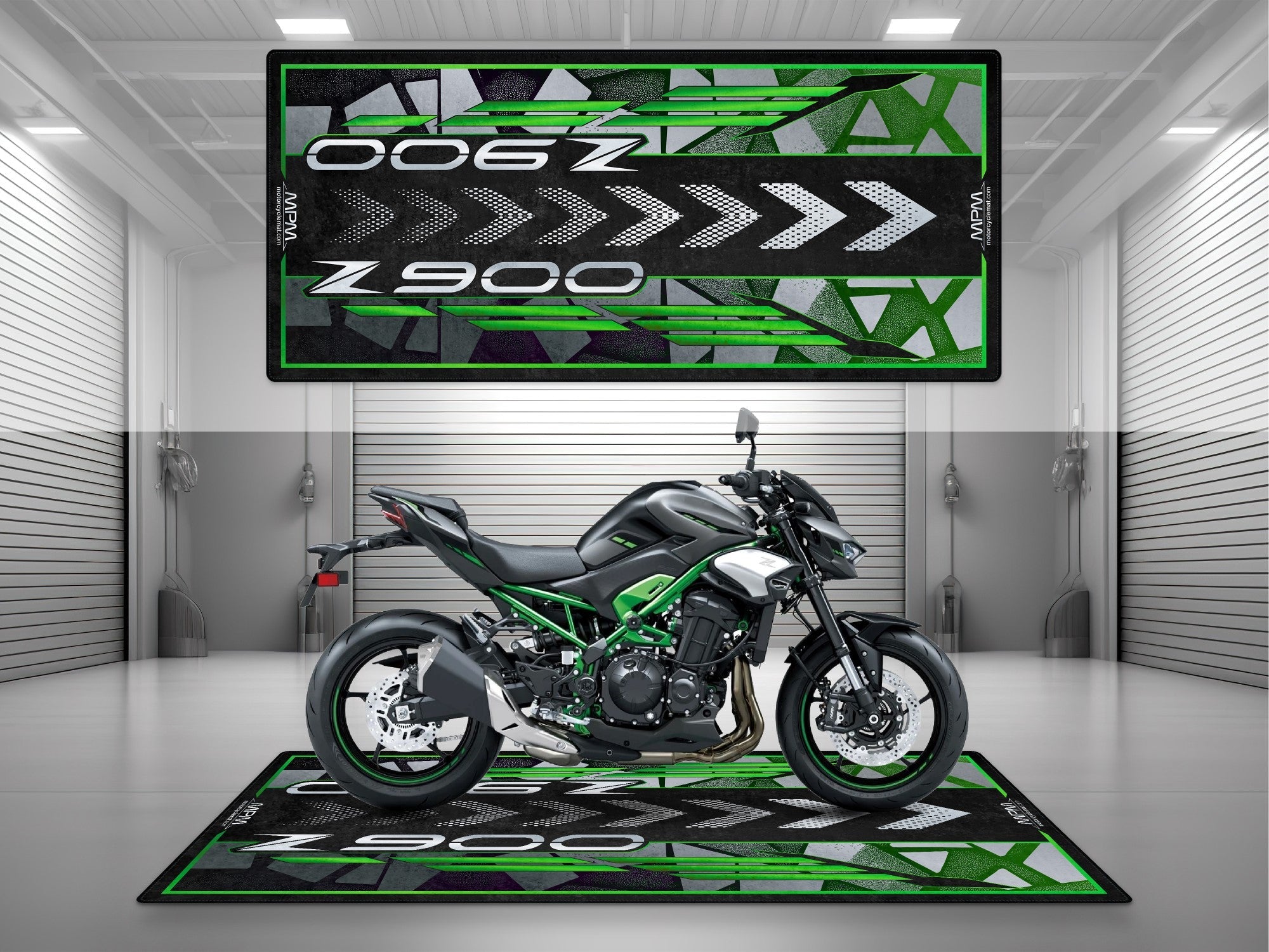 MPM Motorcycle Mat for Kawasaki Z900 - U203